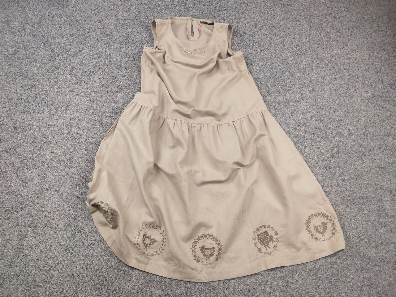 Gudrun Sjoden Gudrun Sjödén Design linen blend sleeveless dress embroidery Size M / US 6-8 / IT 42-44 - 5 Thumbnail