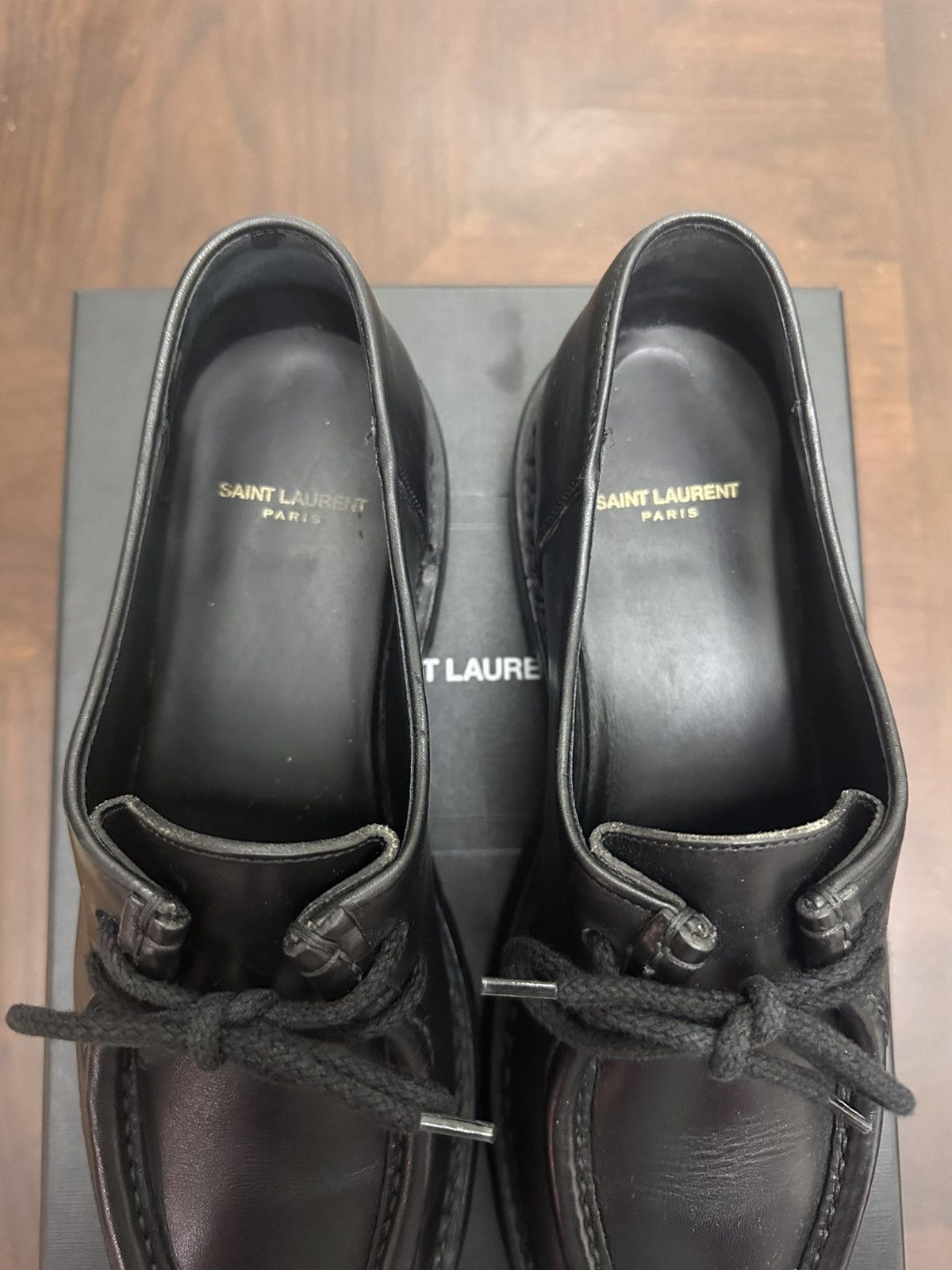 Saint Laurent Paris Saint Laurent Marbeuf Derby Shoe Size US 8 / EU 41 - 4 Thumbnail