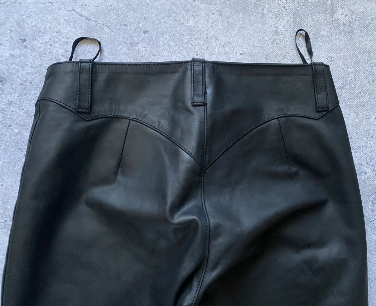 Other Vintage Mavip Leder Pants Leather Avant Garde Biker Moto Size 29" - 15 Thumbnail