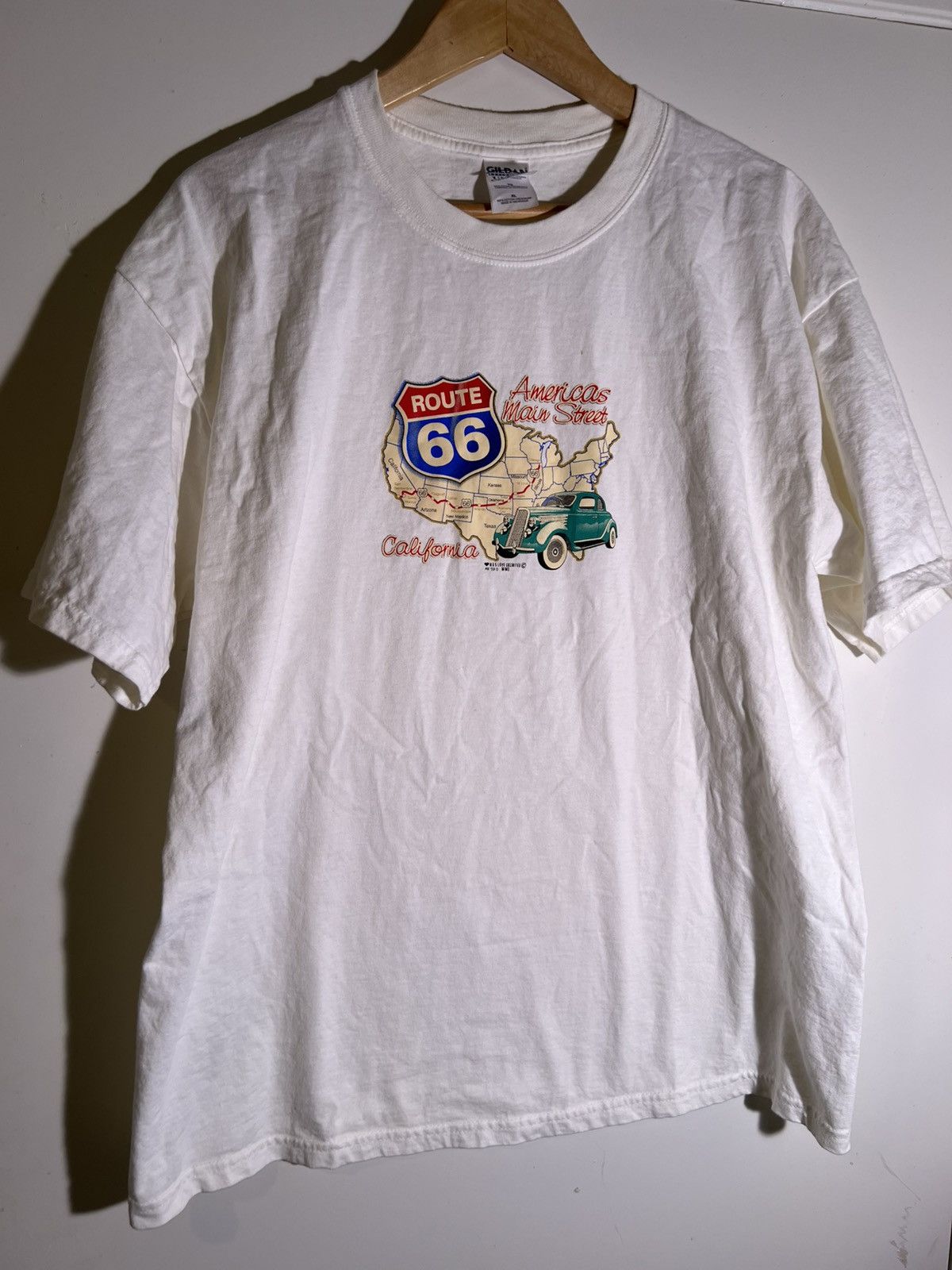 Vintage 90’s 2000’s Y2K VTG Vintage Route 66 California Retro Shirt Size US XL / EU 56 / 4 - 1 Thumbnail