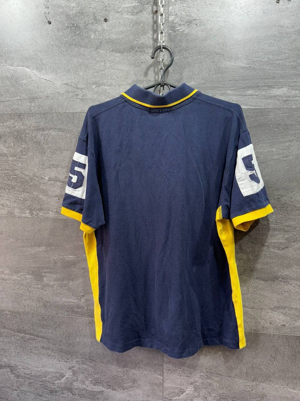 Vintage Polo Ralph Lauren #5 Big Pony Polo Shirt Navy Men's Size US L / EU 52-54 / 3 - 11 Thumbnail