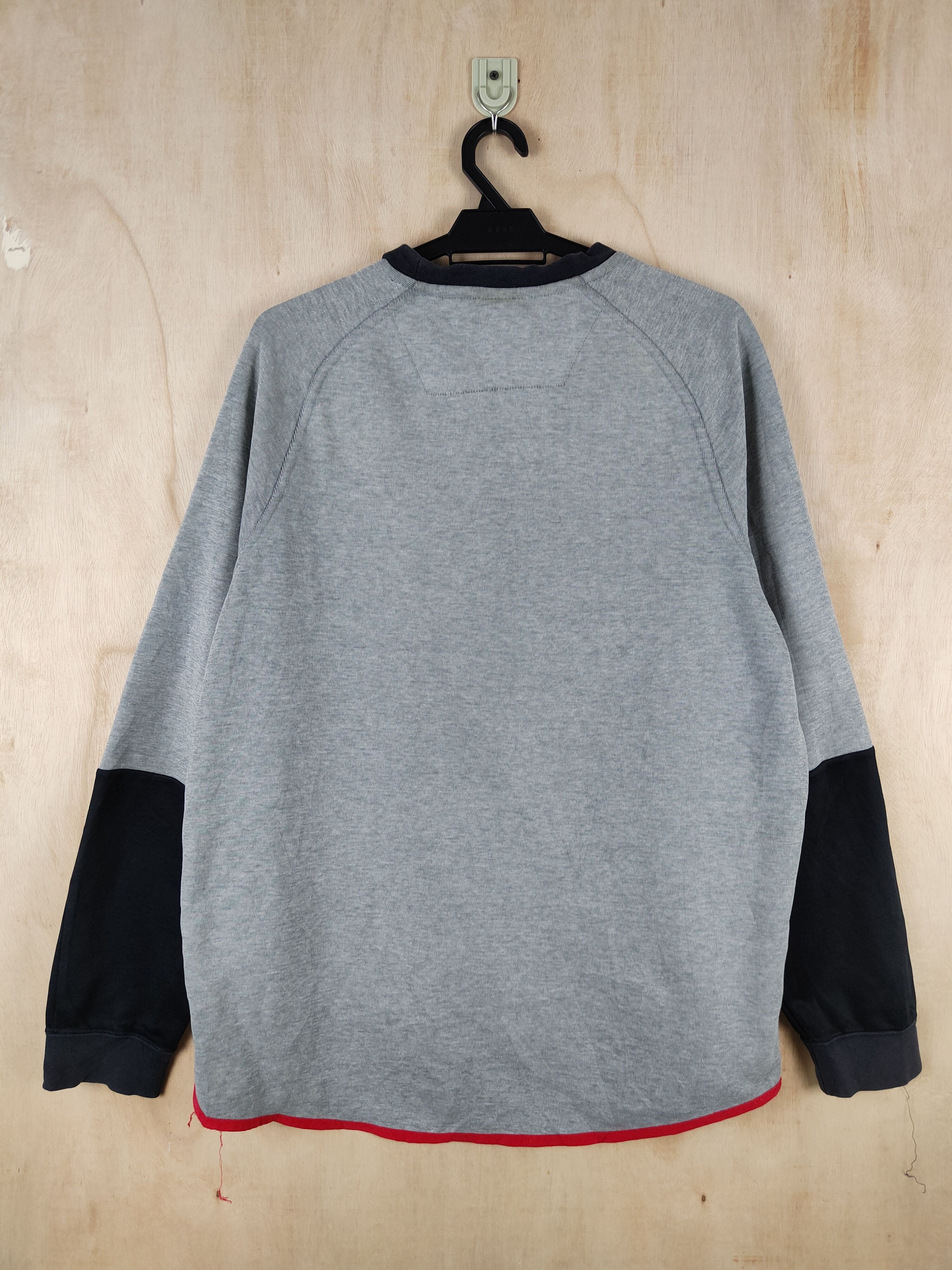 Nike × Vintage Nike Gray Black Sweatshirts #S2625 Size XXL / US 16-18 / IT 52-54 - 8 Thumbnail