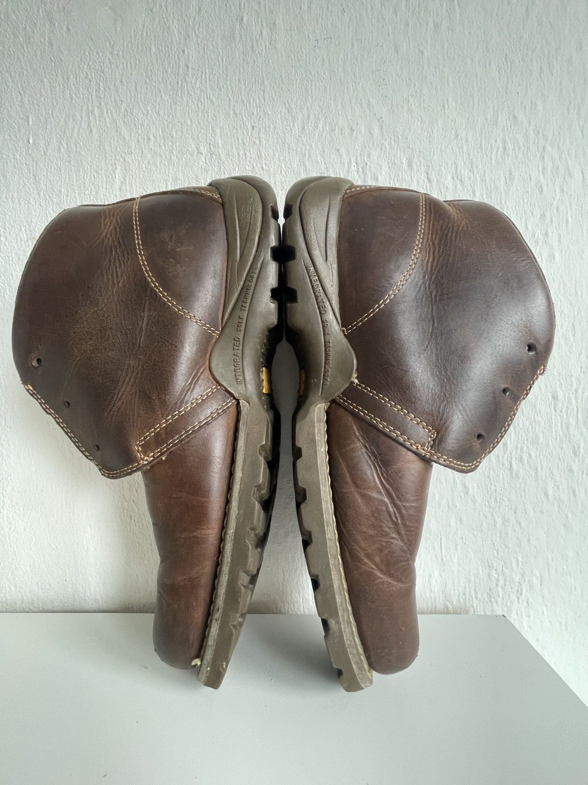 Caterpillar Caterpillar Distressed Leather Work Boots Patina size 46 Size US 12.5 / EU 45-46 - 19 Thumbnail