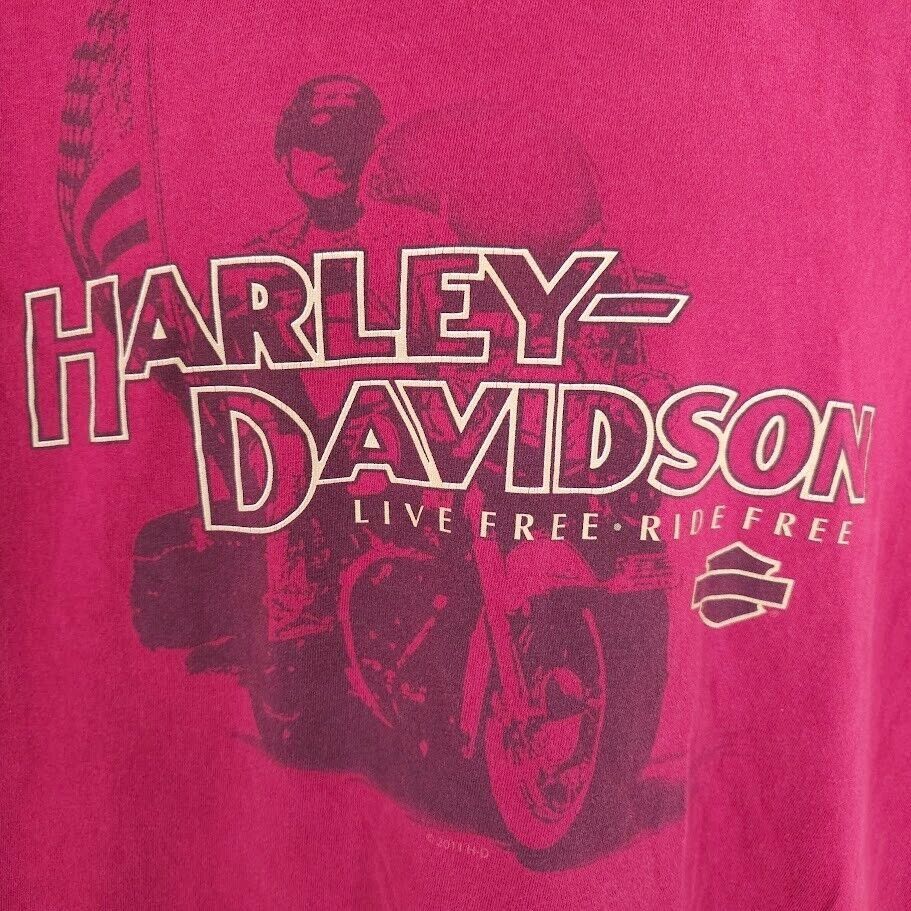 Harley Davidson Harley Davidson T Shirt Mens Size XL Red Dales Mt Vernon Size US XL / EU 56 / 4 - 3 Thumbnail