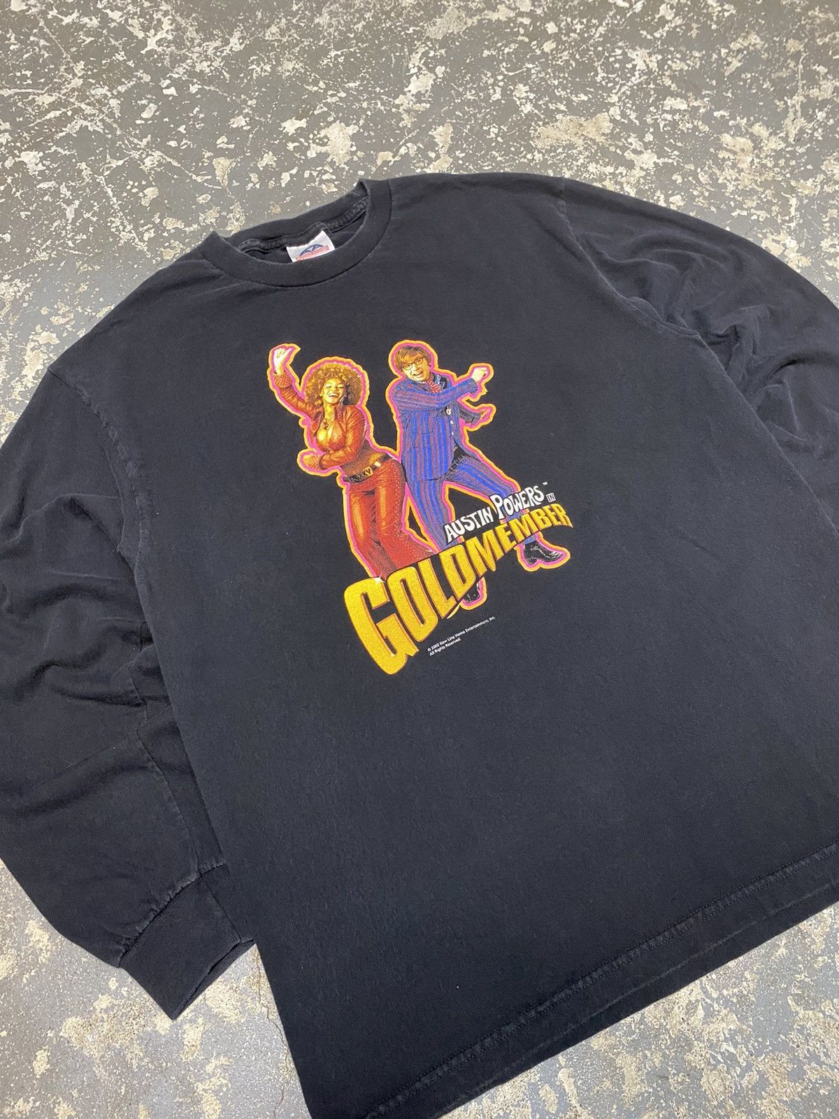 Vintage Vintage Austin Powers Goldmember 2002 Movie Promo Long Sleeve Size US L / EU 52-54 / 3 - 12 Thumbnail