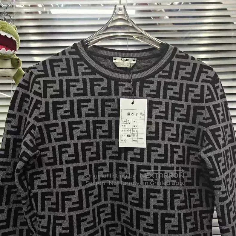 Fendi Fendi Black and grey Double F floral hoodie Size XXS / US 00 / IT 34 - 3 Thumbnail
