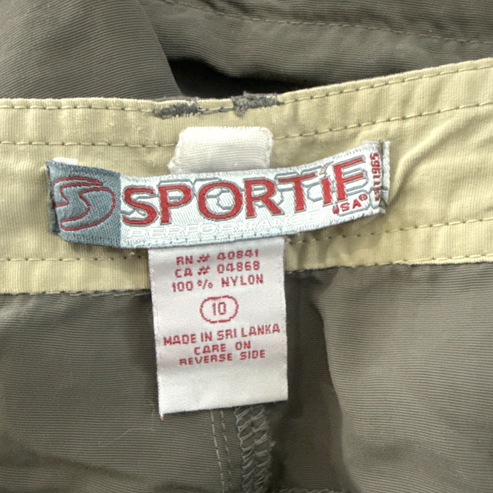 Vintage Sportif Nylon Gray Convertible Pants Womens Size 10x32 Size 32" / US 10 / IT 46 - 5 Thumbnail