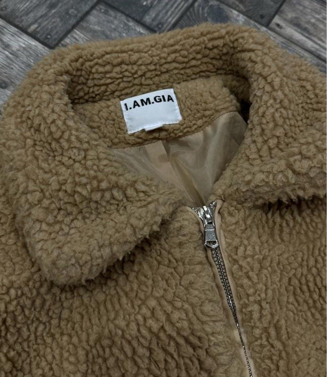 I.AM.GIA I am Gia Faux Fur Teddy Jacket Beige Size XS Size XS / US 0-2 / IT 36-38 - 10 Thumbnail