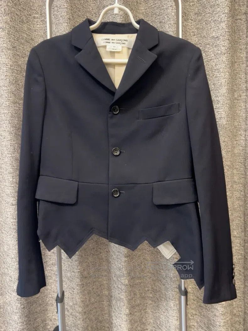 Comme des Garcons Comme Des Garcons Irregular eggshell wool coat Size XS / US 0-2 / IT 36-38 - 1 Thumbnail