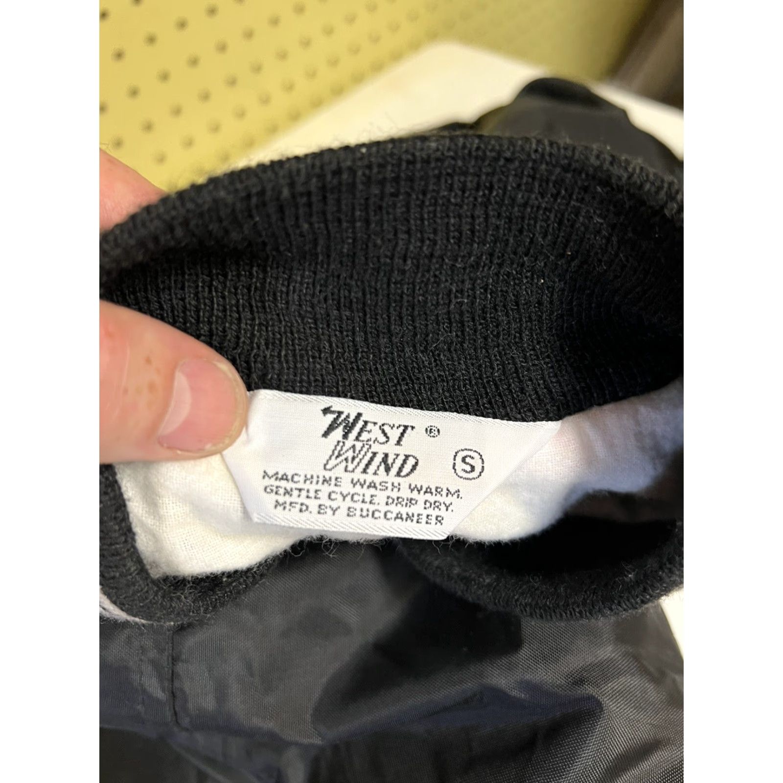 Vintage VINTAGE West Wind 1980s Nylon Satin Bomber Jacket Sz S Black USA Made - NOS Original Size US S / EU 44-46 / 1 - 4 Thumbnail
