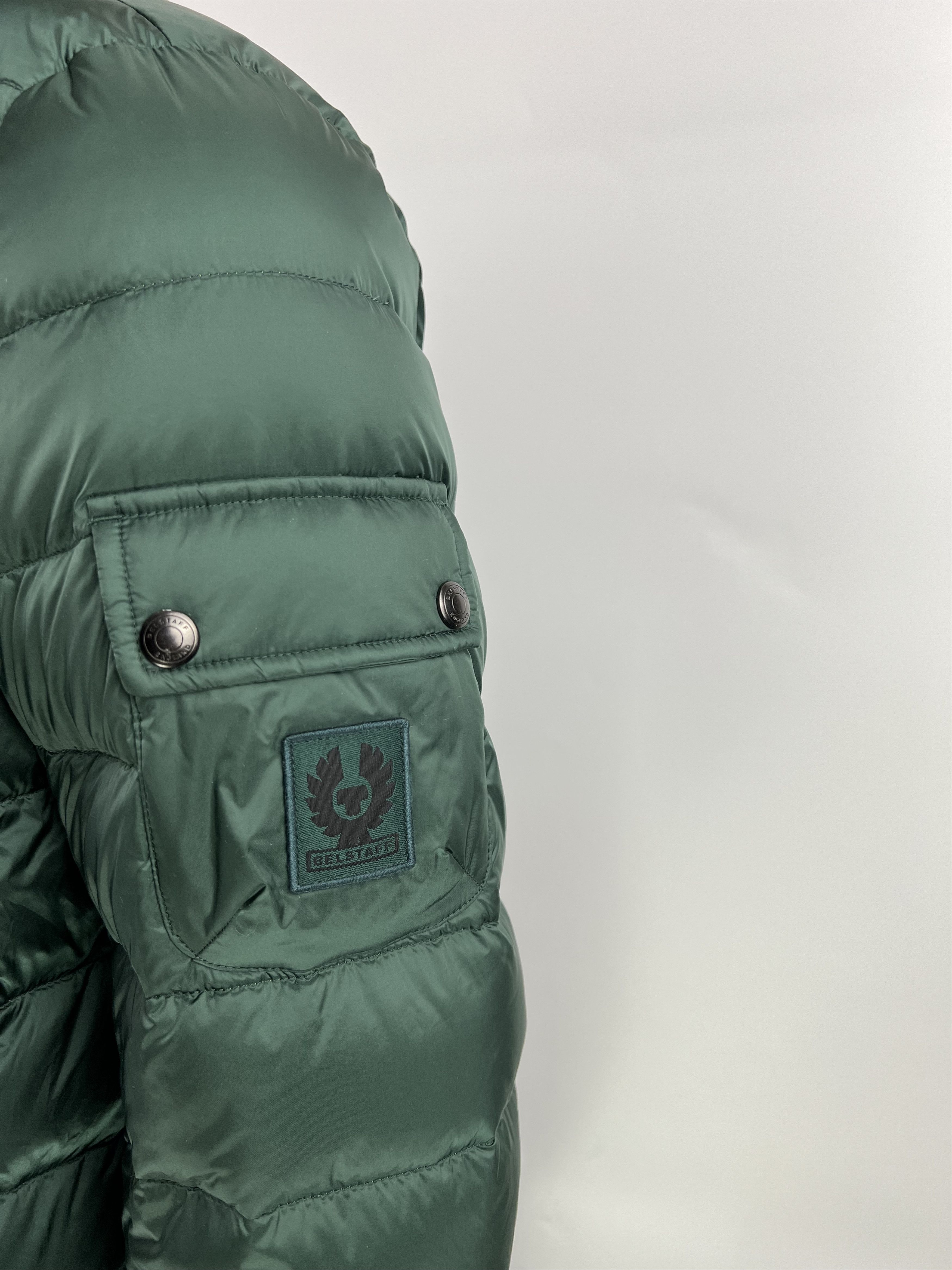 Belstaff Belstaff Green Hooded Down Jacket Puffer Size 52 Size US L / EU 52-54 / 3 - 4 Thumbnail