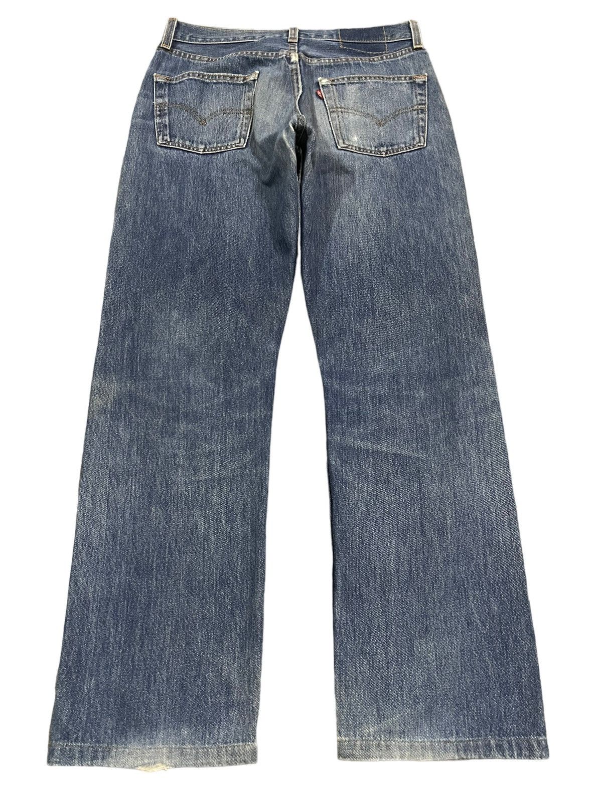 Levi's Vintage 90s Levis 501 Distressed Style Baggy Jeans Size US 30 / EU 46 - 2 Thumbnail
