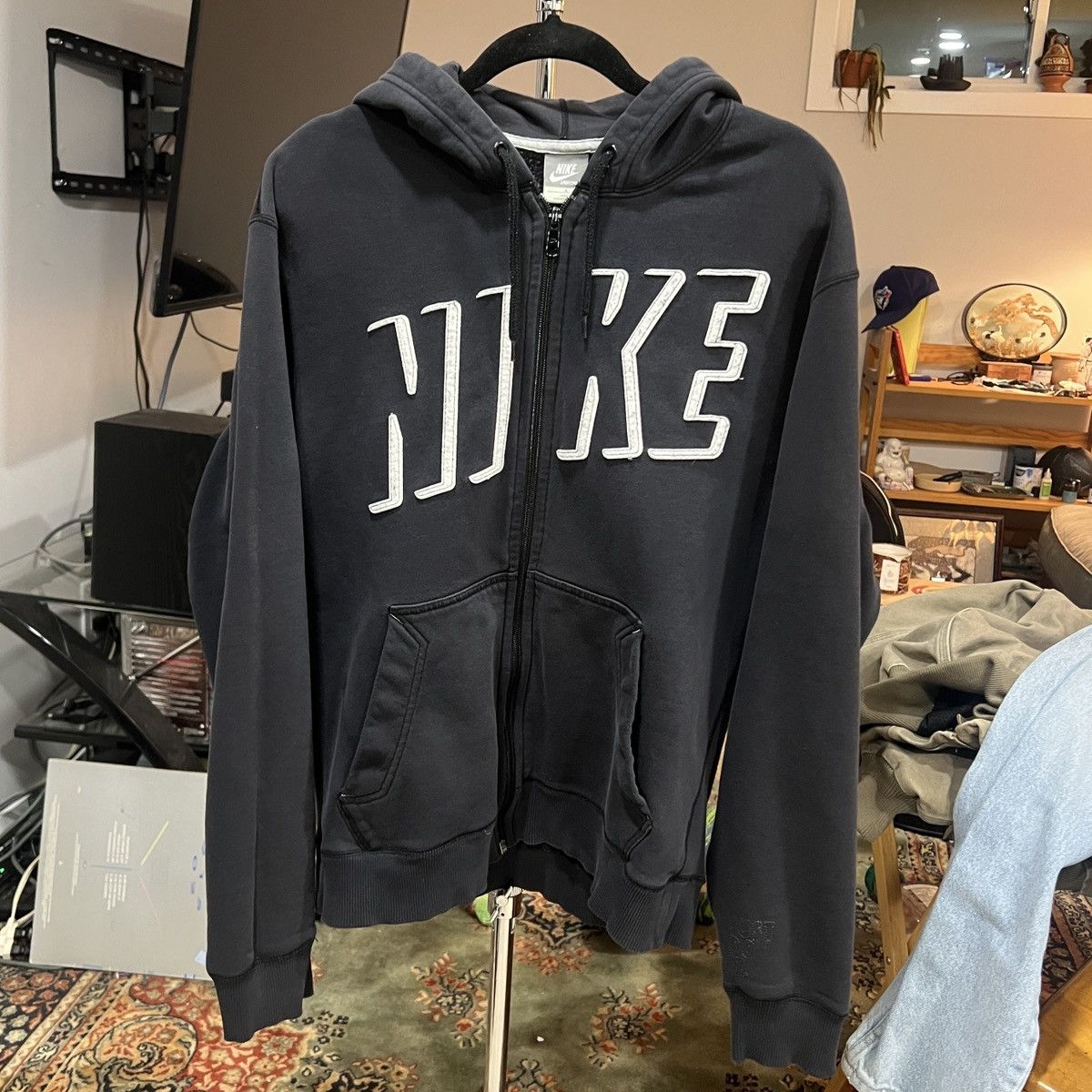 Nike y2k nike zip-up sweatshirt hoodie Size US M / EU 48-50 / 2 - 1 Thumbnail