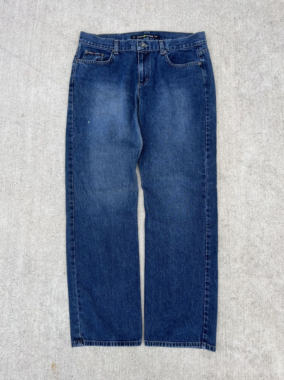 DKNY × JNCO × Vintage Crazy Vintage Y2K DKNY Baggy Jeans Unisex Size US 34 / EU 50 - 1 Thumbnail