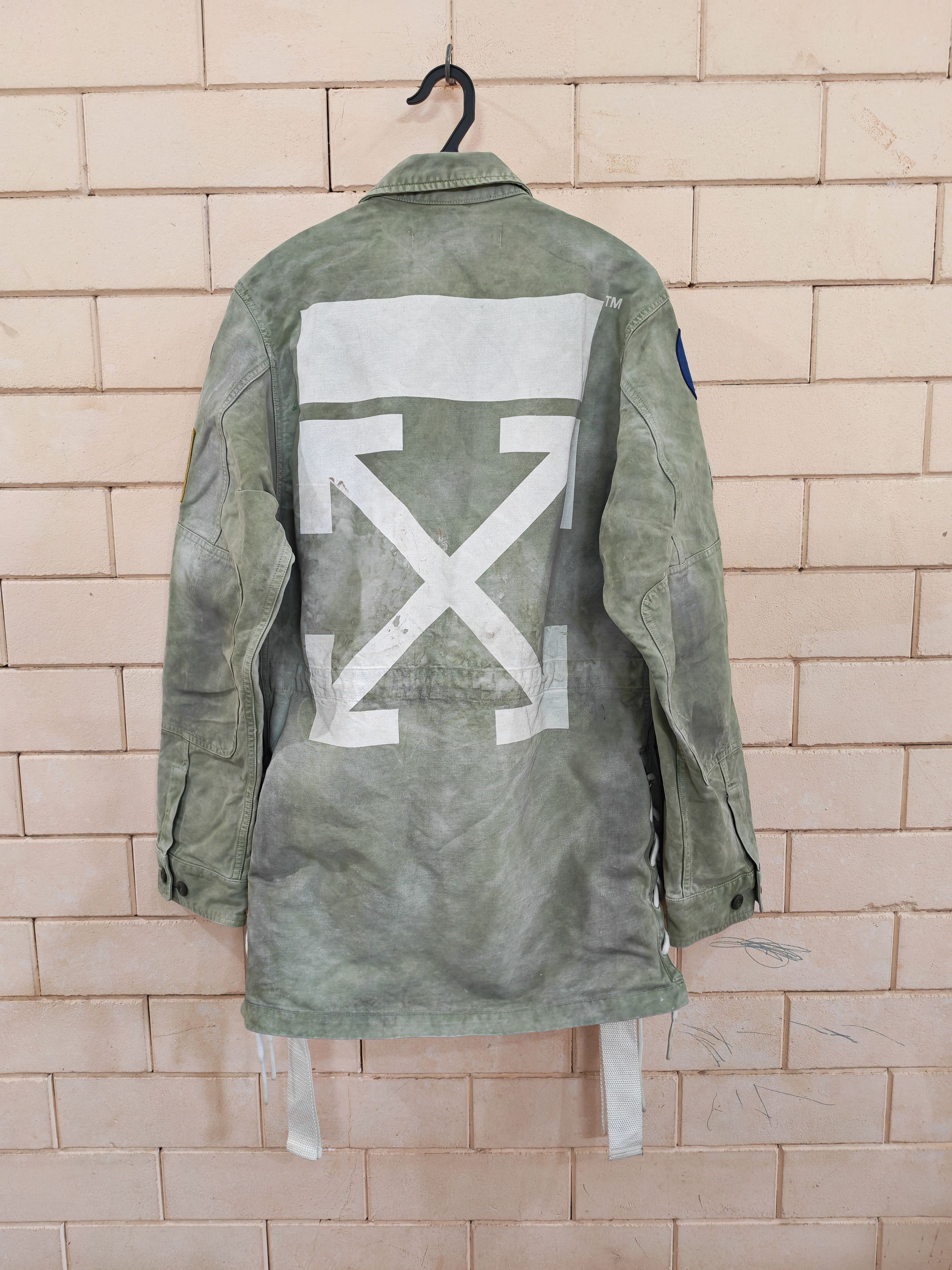 Off-White Off White Patches Field Military Jacket Size US XS / EU 42 / 0 - 12 Thumbnail