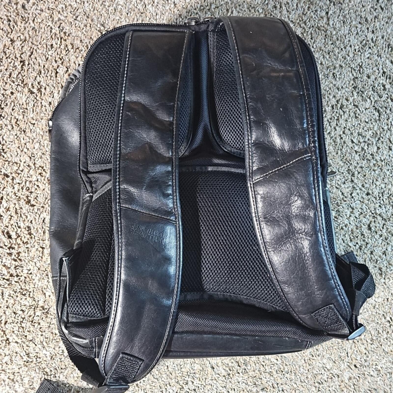 Kenneth Cole Kenneth Cole Model580675 Genuine Leather Backpack Laptop Bag Size ONE SIZE - 11 Thumbnail