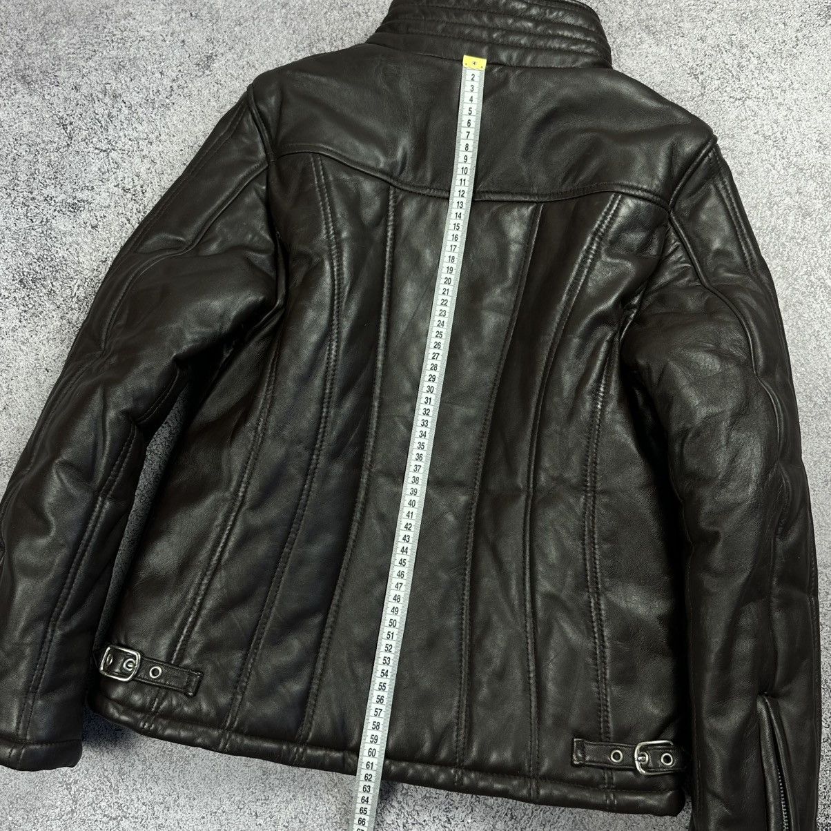 Japanese Brand HORN WORKS Y2K Quilted Padded Leather Brown Size Medium Size US M / EU 48-50 / 2 - 14 Thumbnail