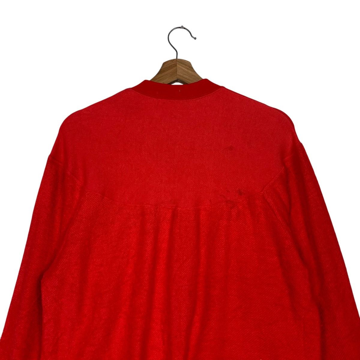 Puma Vintage 90’s PUMA Half Button Red Sweatshirt #2387-C107 Size US M / EU 48-50 / 2 - 8 Thumbnail