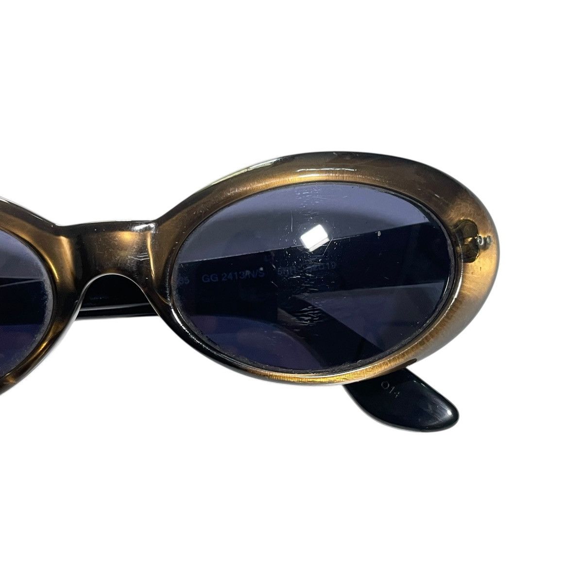 Gucci Gucci 90s Black & Golden Cat Eye Glasses Size ONE SIZE - 5 Thumbnail