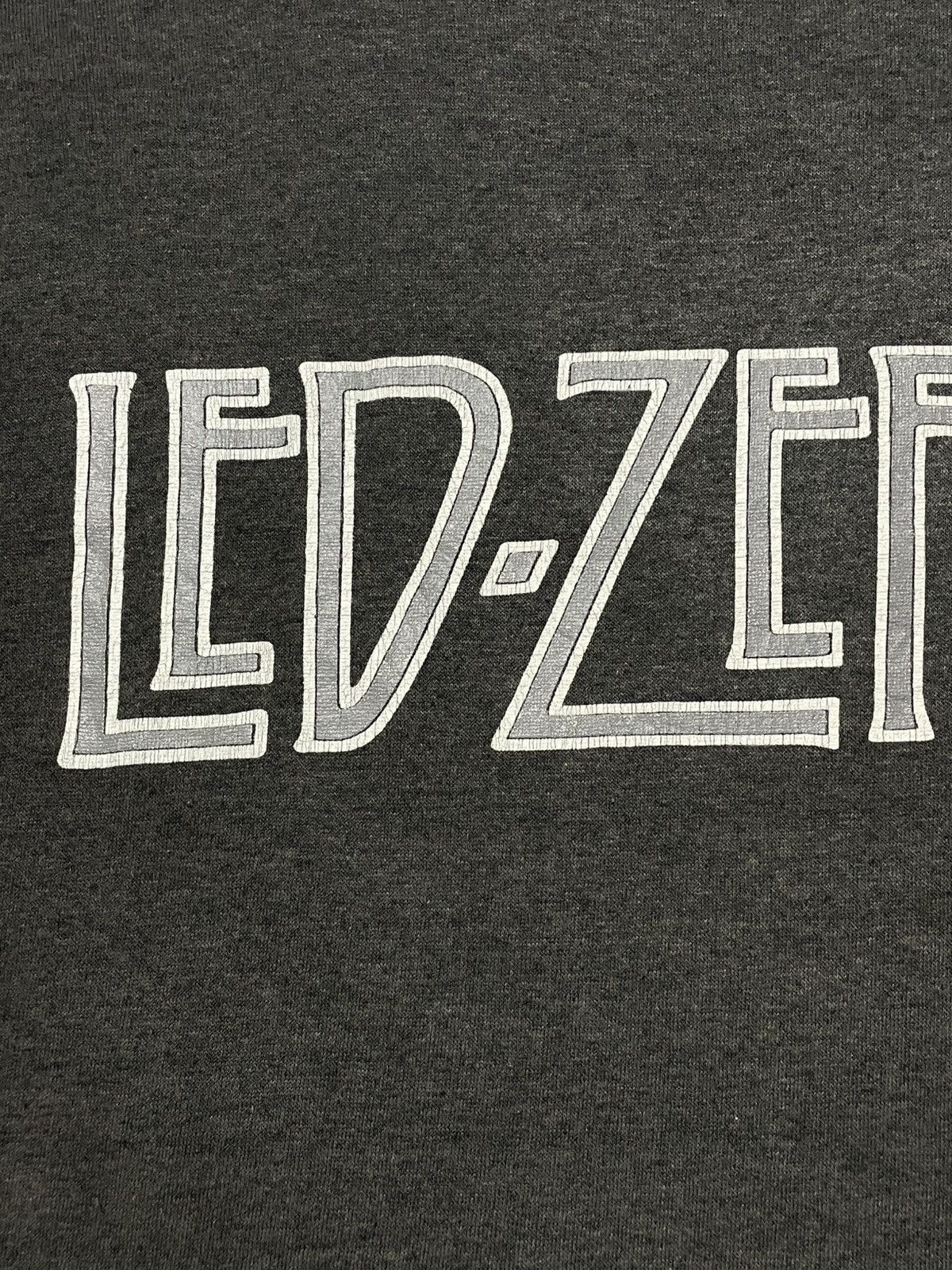 Band Tees Vintage 80s LedZeppelin Zoso Single Stitch Rare Sunfaded Tee Size US L / EU 52-54 / 3 - 19 Thumbnail