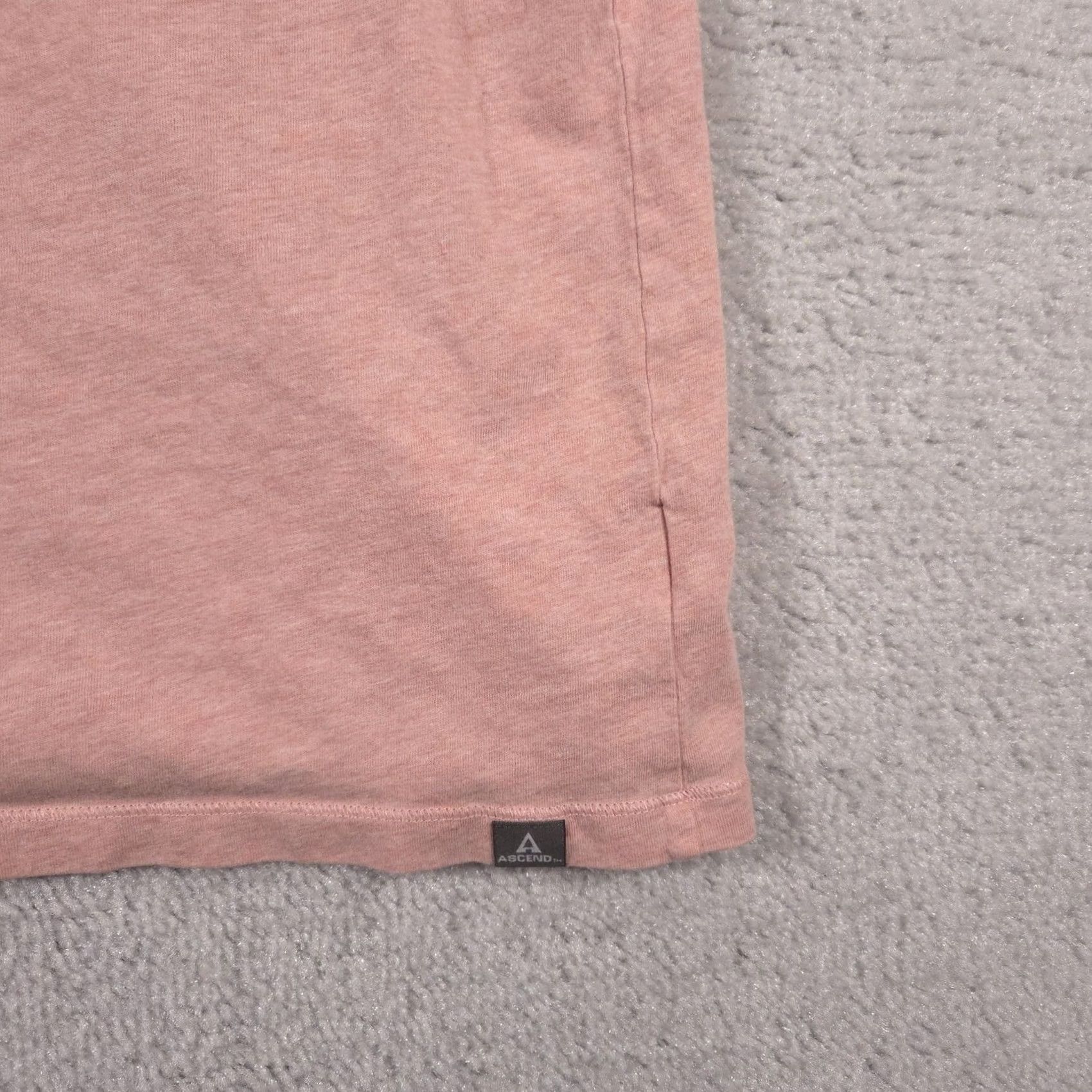 ASCENO Ascend Shirt Adult Medium Pink Graphic Outdoors Hiking Camping Tee Short Sleeve Size US M / EU 48-50 / 2 - 4 Thumbnail