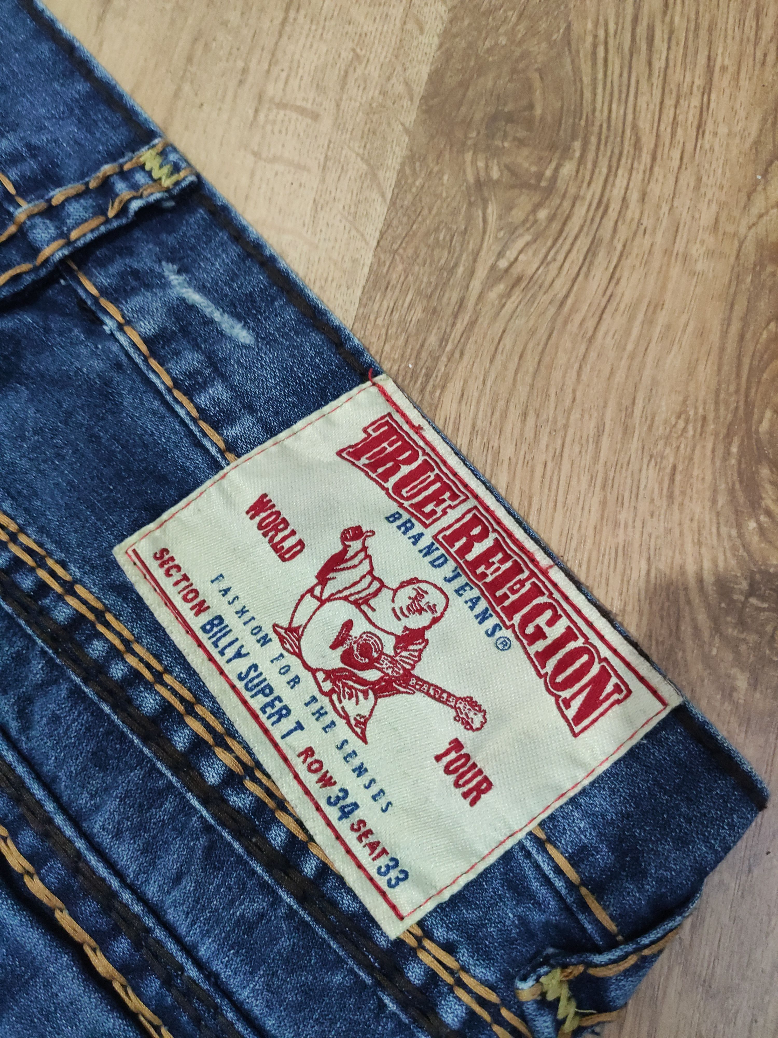 True Religion × Vintage Men's vintage Y2K True Religion Billy Super T size 34/33 Size US 34 / EU 50 - 12 Thumbnail