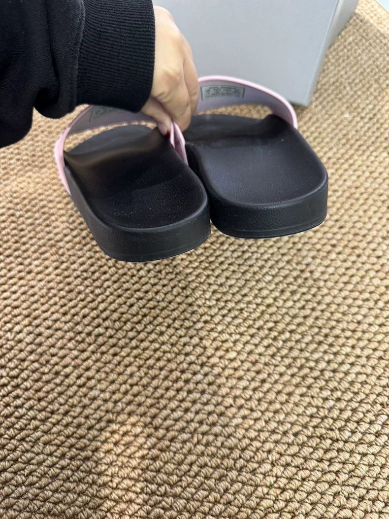 Balenciaga Balenciaga Balenciaga Pink Black Summer Slide Sandals -250 Size US 6 / IT 36 - 4 Thumbnail