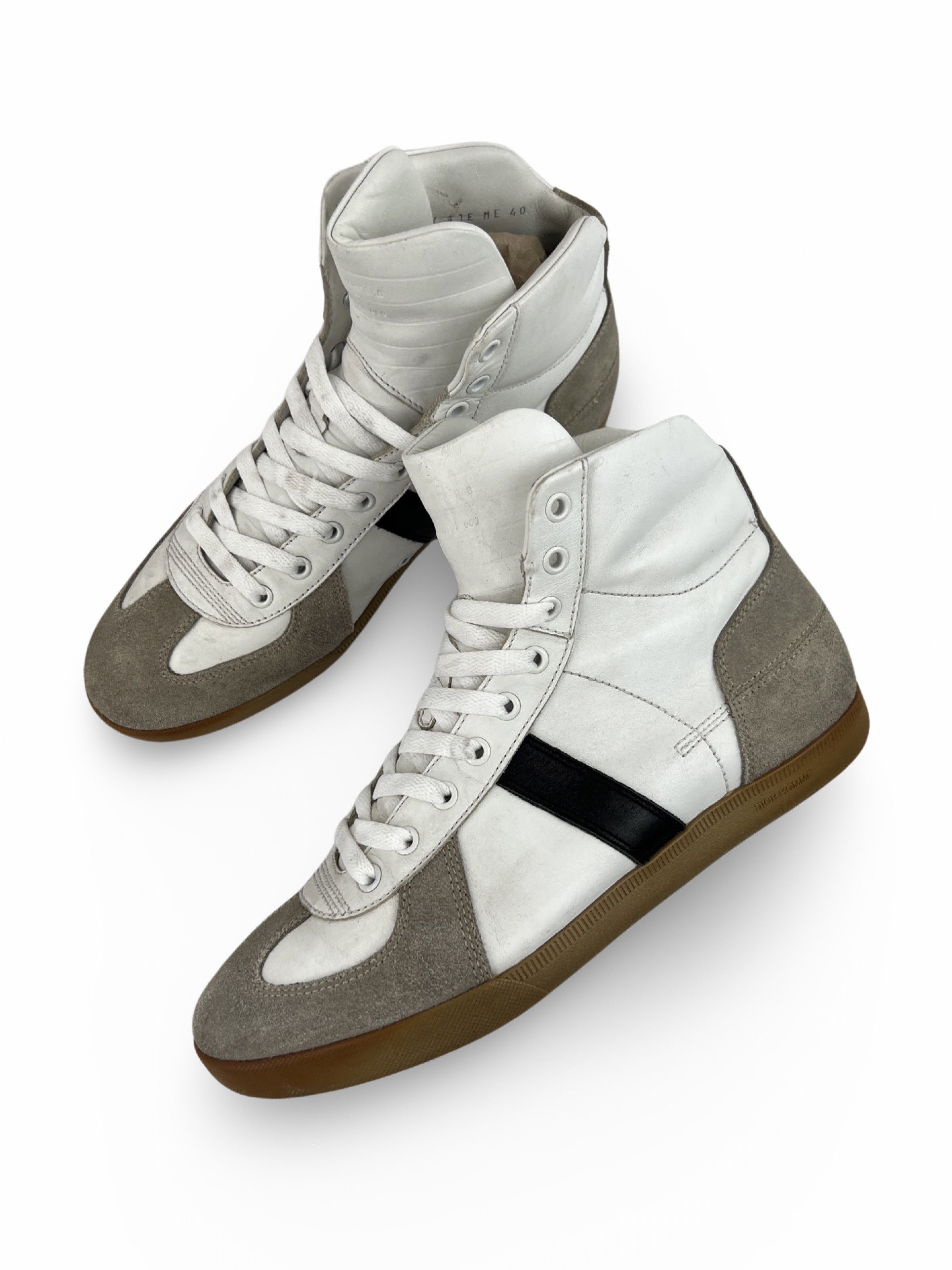 Dior Dior Homme Hedi Slimane Era Suede Middle Top Sneakers | Grailed