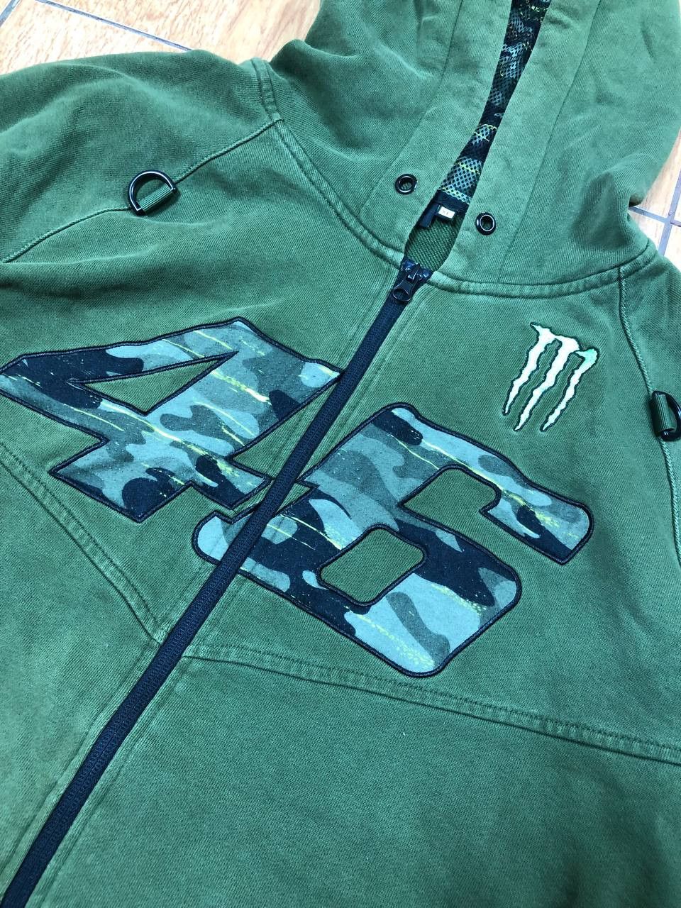 Vintage Vintage Big Logo Faded Zip Hoodie Y2K Size US XL / EU 56 / 4 - 9 Thumbnail