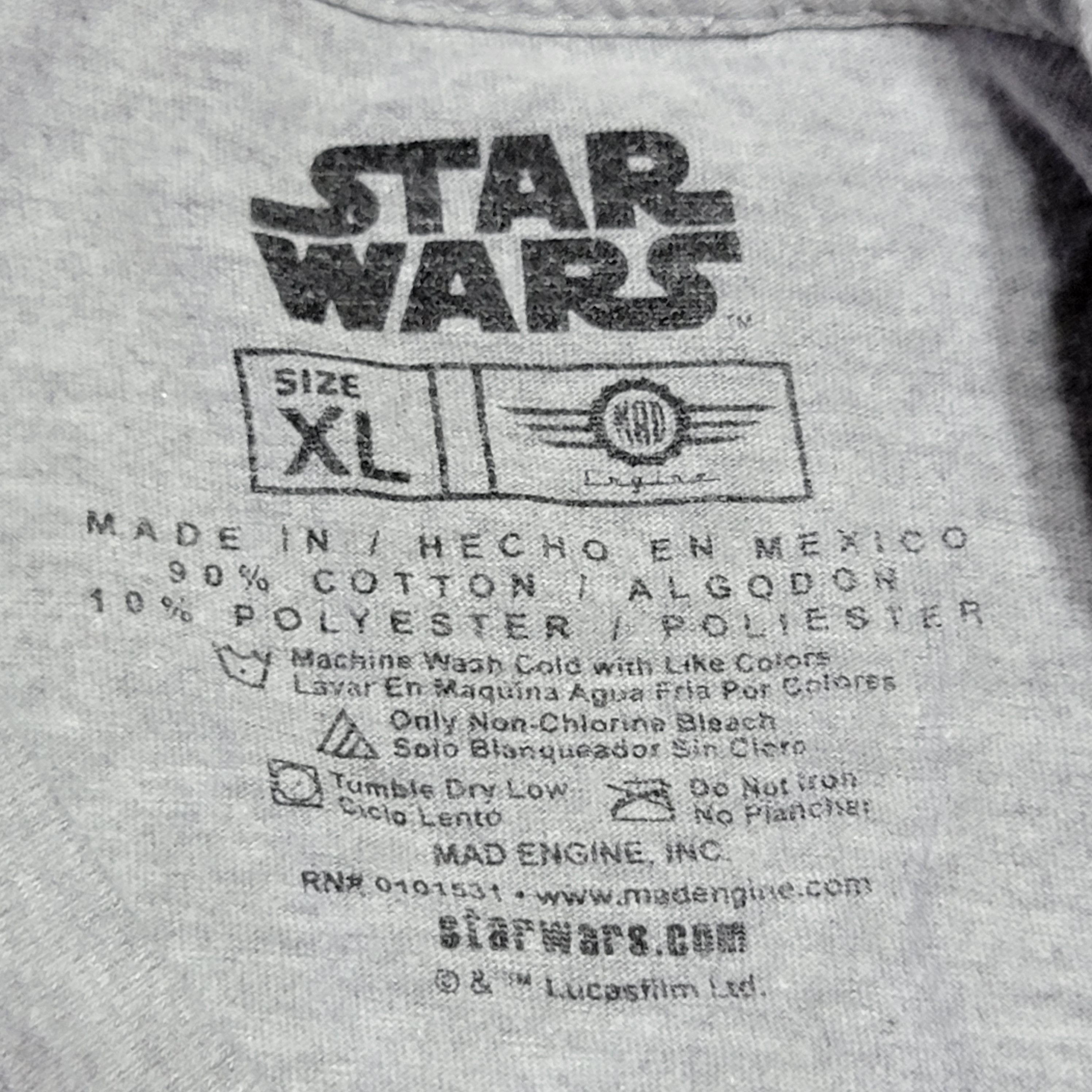 Star Wars Star Wars SS Unisex Tee Kylo Ren & Captain Phasma - Size XL Size US XL / EU 56 / 4 - 4 Thumbnail