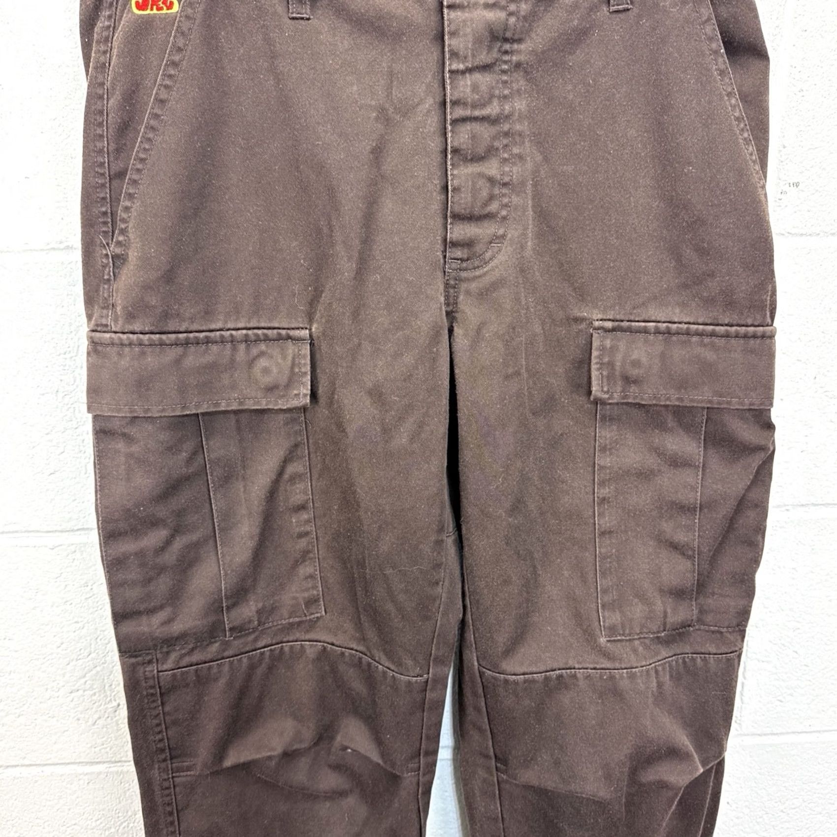 Empyre VINTAGE Empyre Pants Cargo Straight Leg Relaxed Fit Brown 30x29 Adjustable Waist Men’s Baggy Casual Size US 30 / EU 46 - 4 Thumbnail