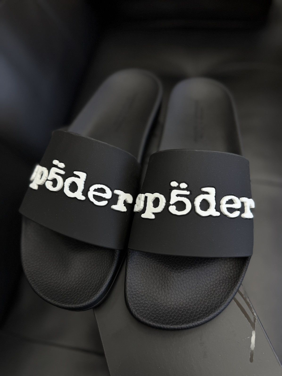 Sp5der Sp5der Slides Slip On Black Size 10 (Brand New) Size US 10 / EU 43 - 9 Thumbnail