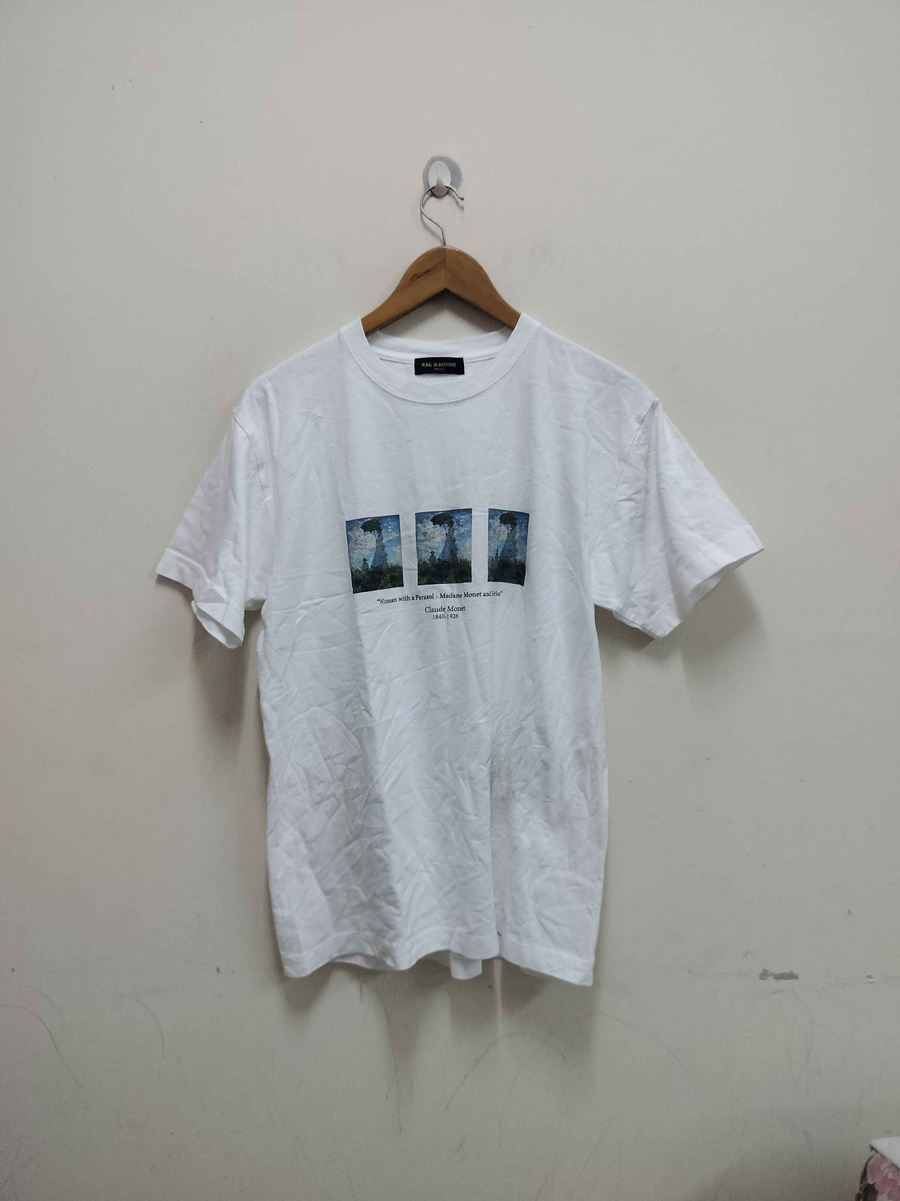 Japanese Brand Claude Monet art t- shirt by Rag Machine Size US M / EU 48-50 / 2 - 1 Thumbnail