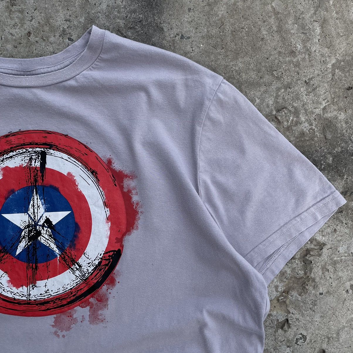 Marvel Comics × Vintage Vintage T-shirts DC Marvel Capitan America Big Logo Y2K 00s Size US XL / EU 56 / 4 - 6 Thumbnail