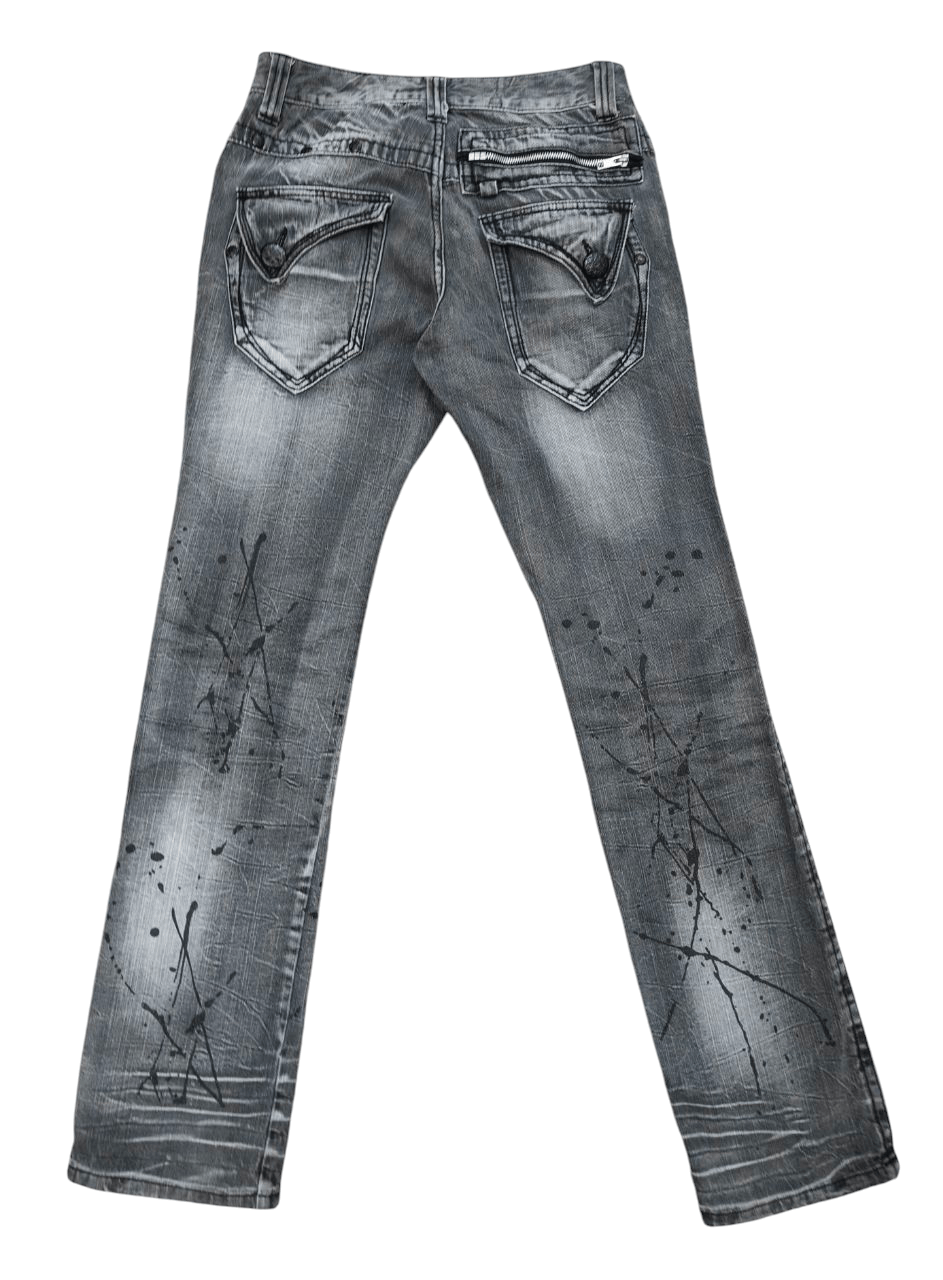 Japanese Brand Blow By Blue Punk Denim Size US 29 - 2 Thumbnail