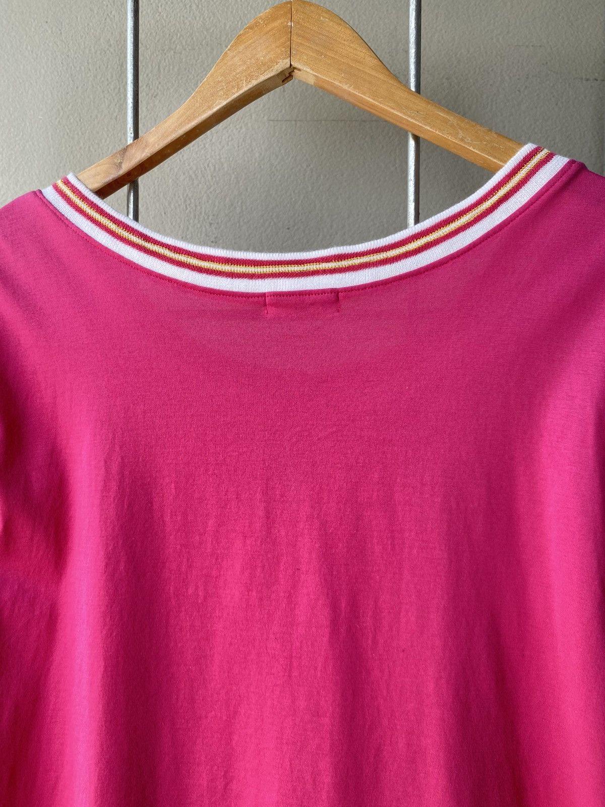 Celine Celine Pink & Gold Embroidered Blouse with Gold Buttons. Size M / US 6-8 / IT 42-44 - 8 Thumbnail