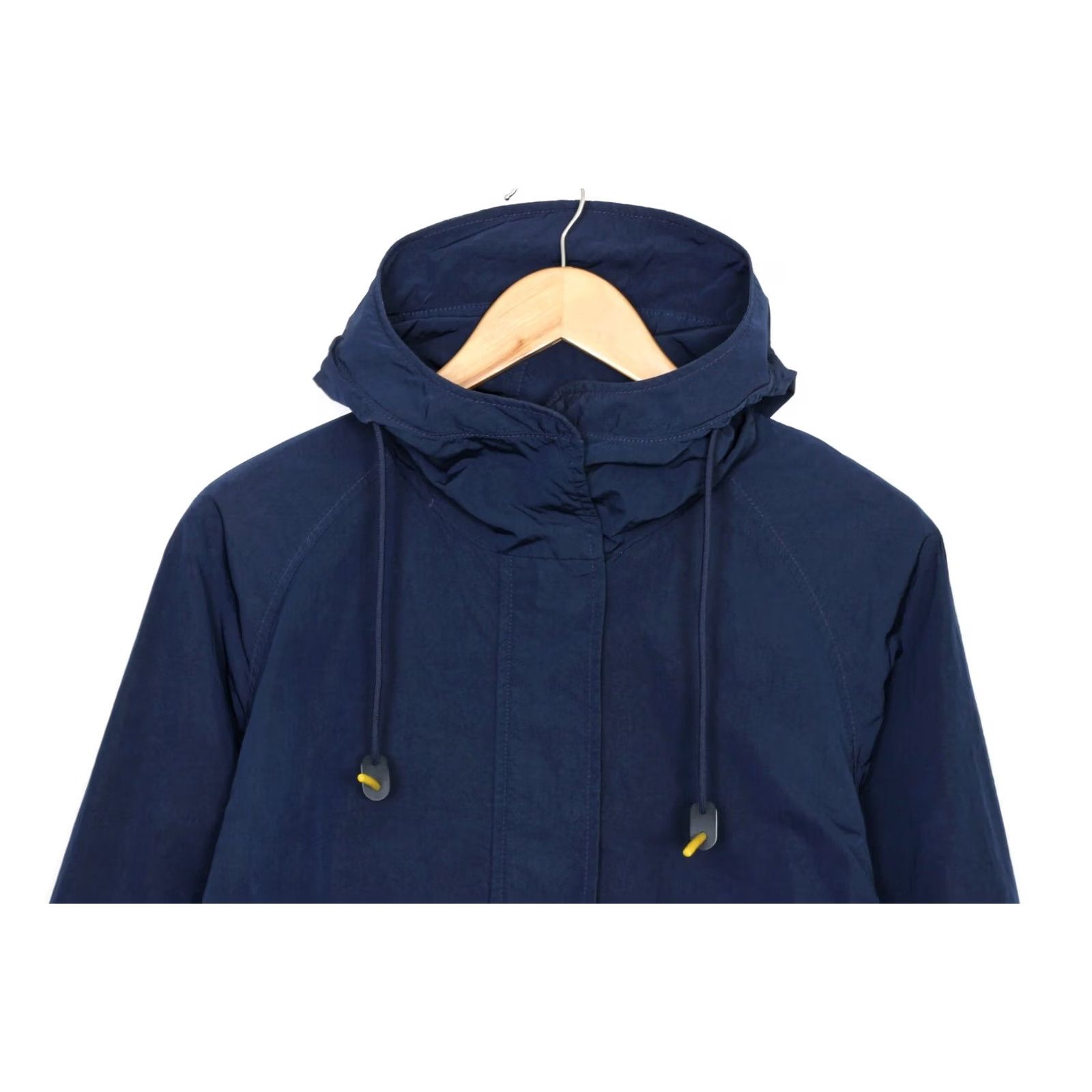 Helly Hansen HELLY HANSEN Navy Blue Hooded Lightweight Parka Jacket Women Size L MJ2561 Size L / US 10 / IT 46 - 3 Thumbnail