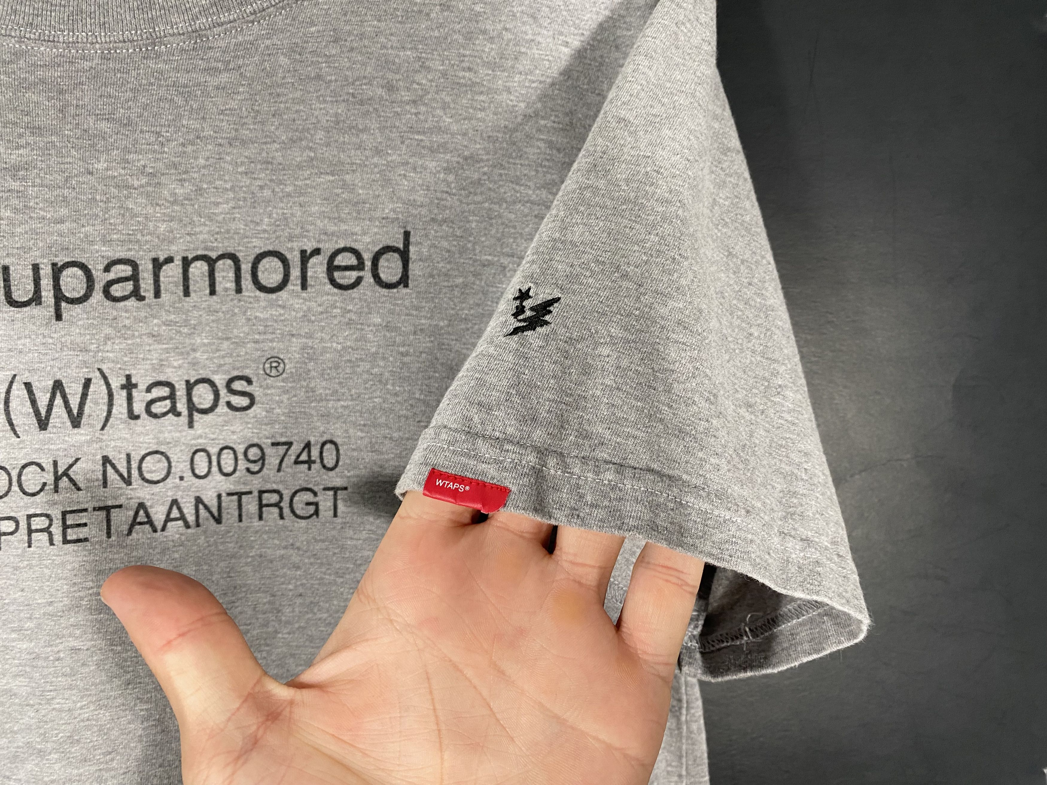 Wtaps Wtaps Uparmored Short Sleeve Graphic T-shirt Gray Size US S / EU 44-46 / 1 - 4 Thumbnail