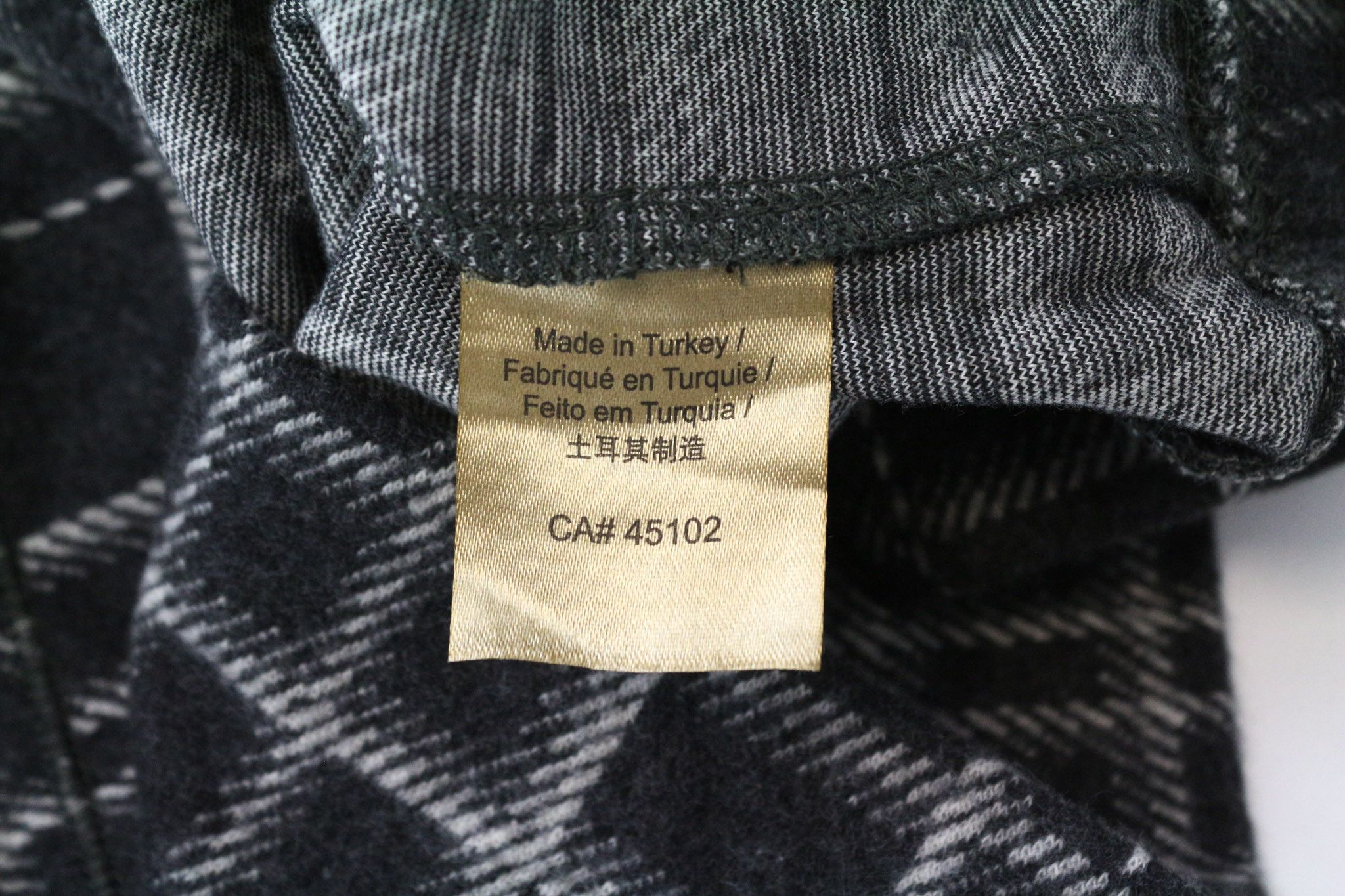 Scotch & Soda S Mid Grey Tartan Melange Crew Sweatshirt 74631 Size US S / EU 44-46 / 1 - 6 Thumbnail