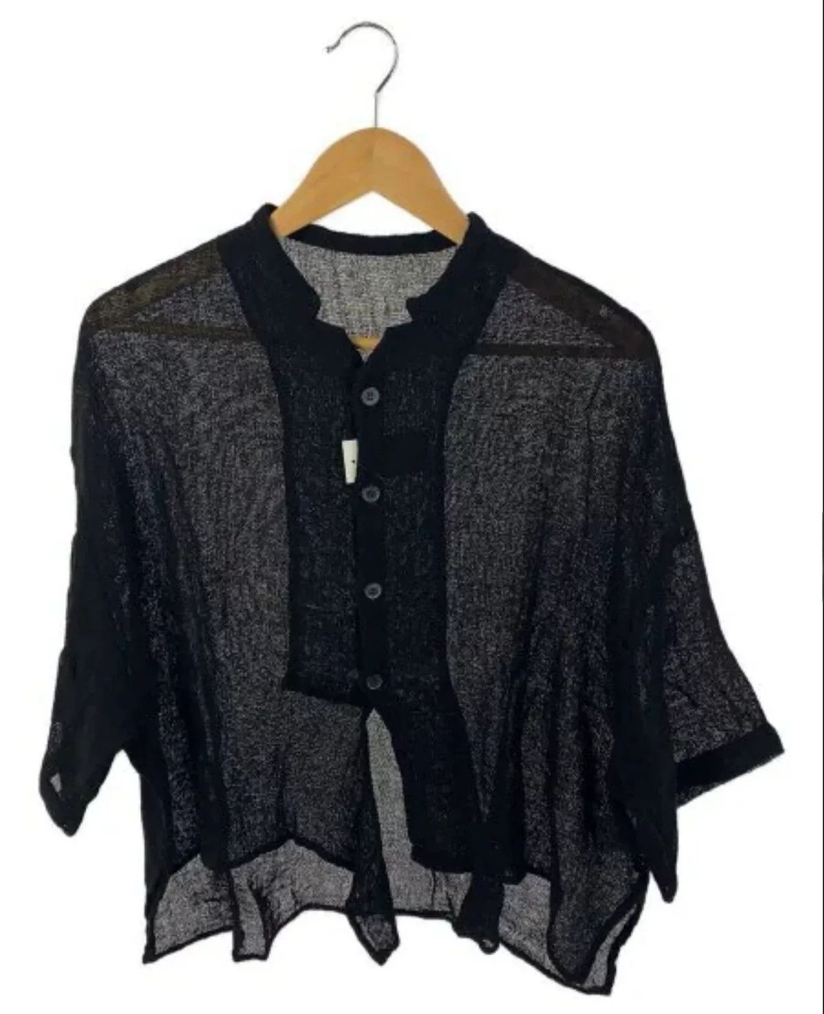 Yohji Yamamoto Y's Yohji Yamamoto Black Short Sleeve Cardigan Size M / US 6-8 / IT 42-44 - 1 Thumbnail