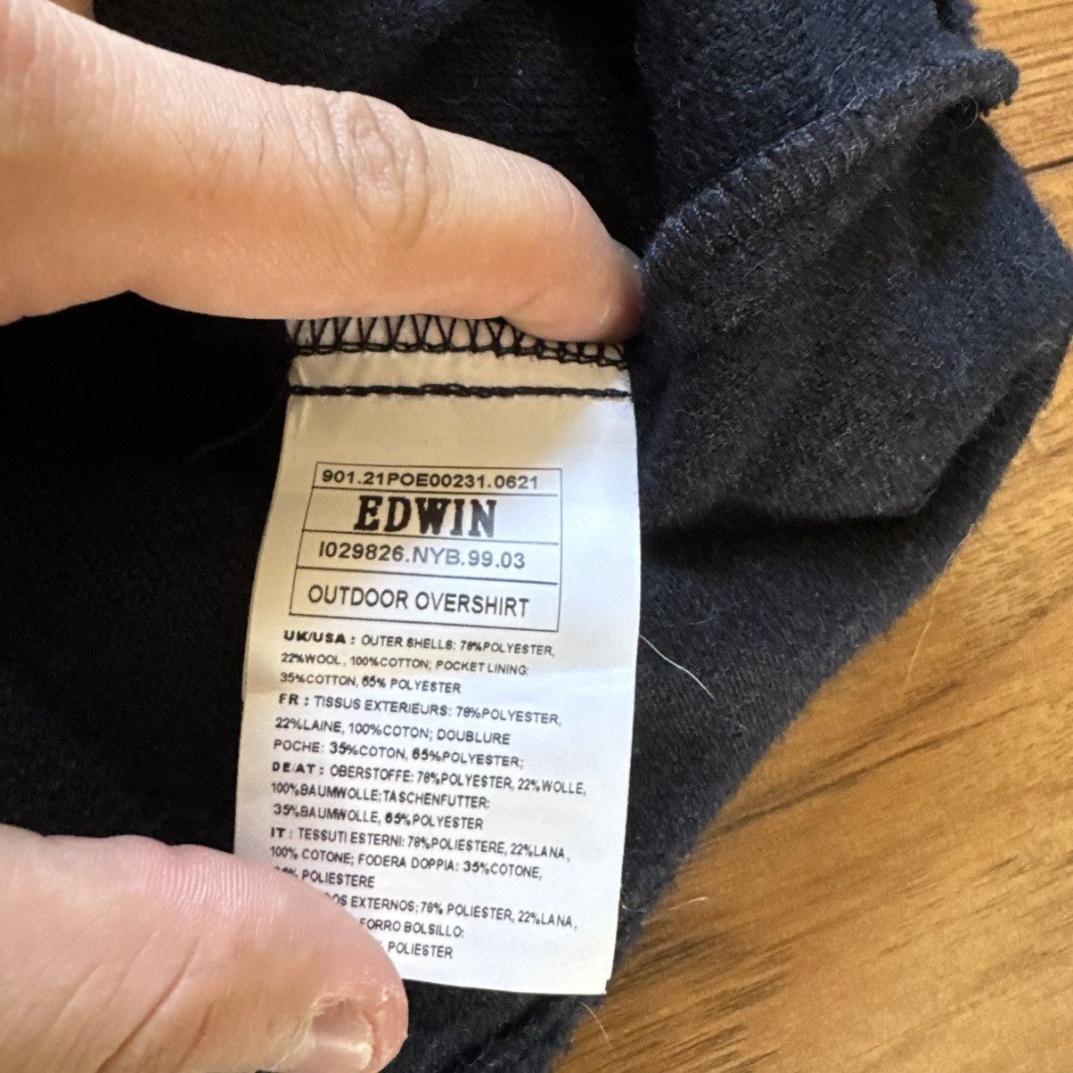 Edwin × Japanese Brand Edwin japanese outdoor overshirt jacket Size US XL / EU 56 / 4 - 6 Thumbnail