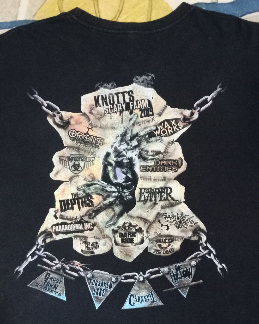 Expert Horror Knott's Scary Farm 2019 T-shirt Size US L / EU 52-54 / 3 - 10 Thumbnail
