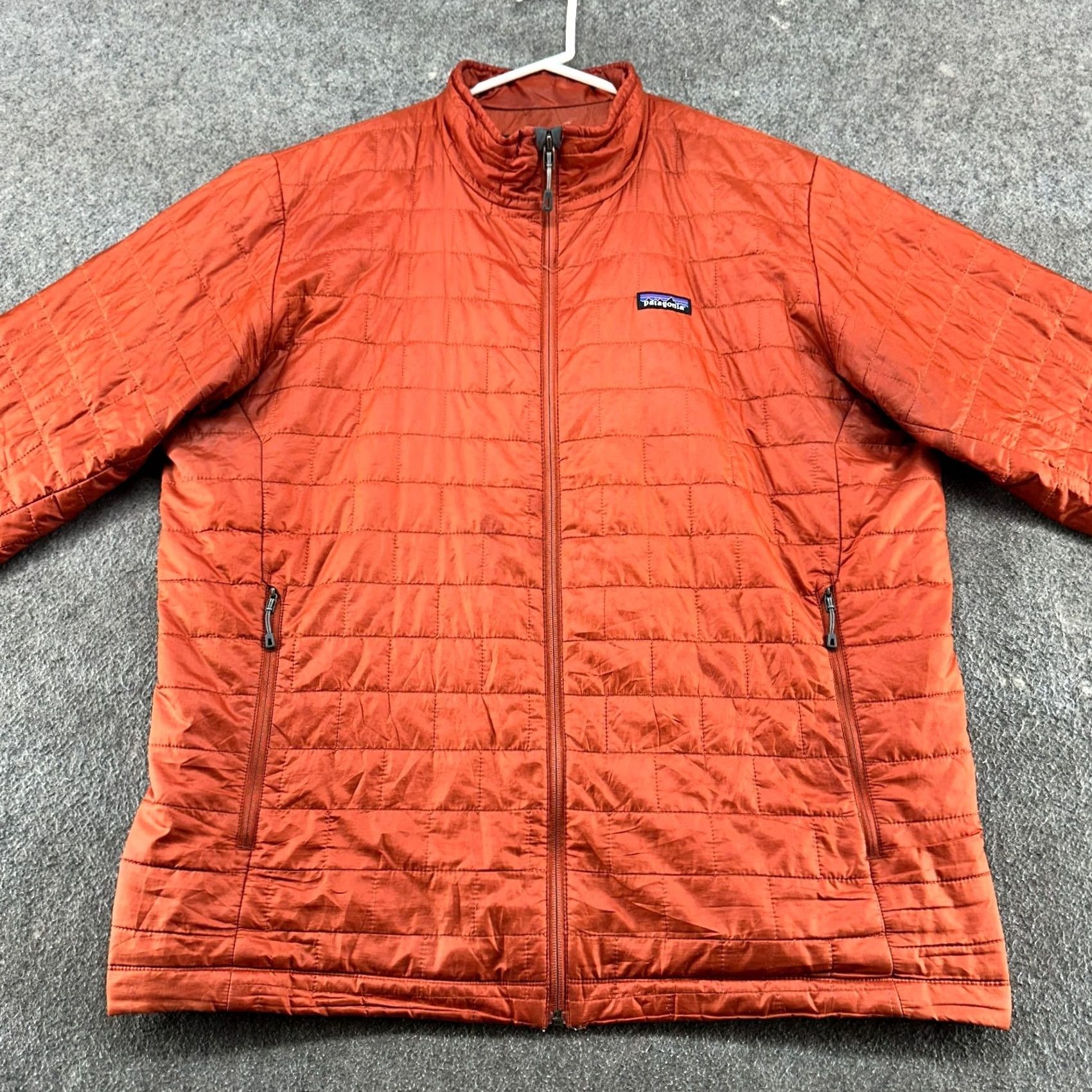 Patagonia Patagonia Nano Puff Jacket Mens 2XL Orange Burnt Rust Quilted Puffer Primaloft Nano Puff Jacket Size US XXL / EU 58 / 5 - 3 Thumbnail