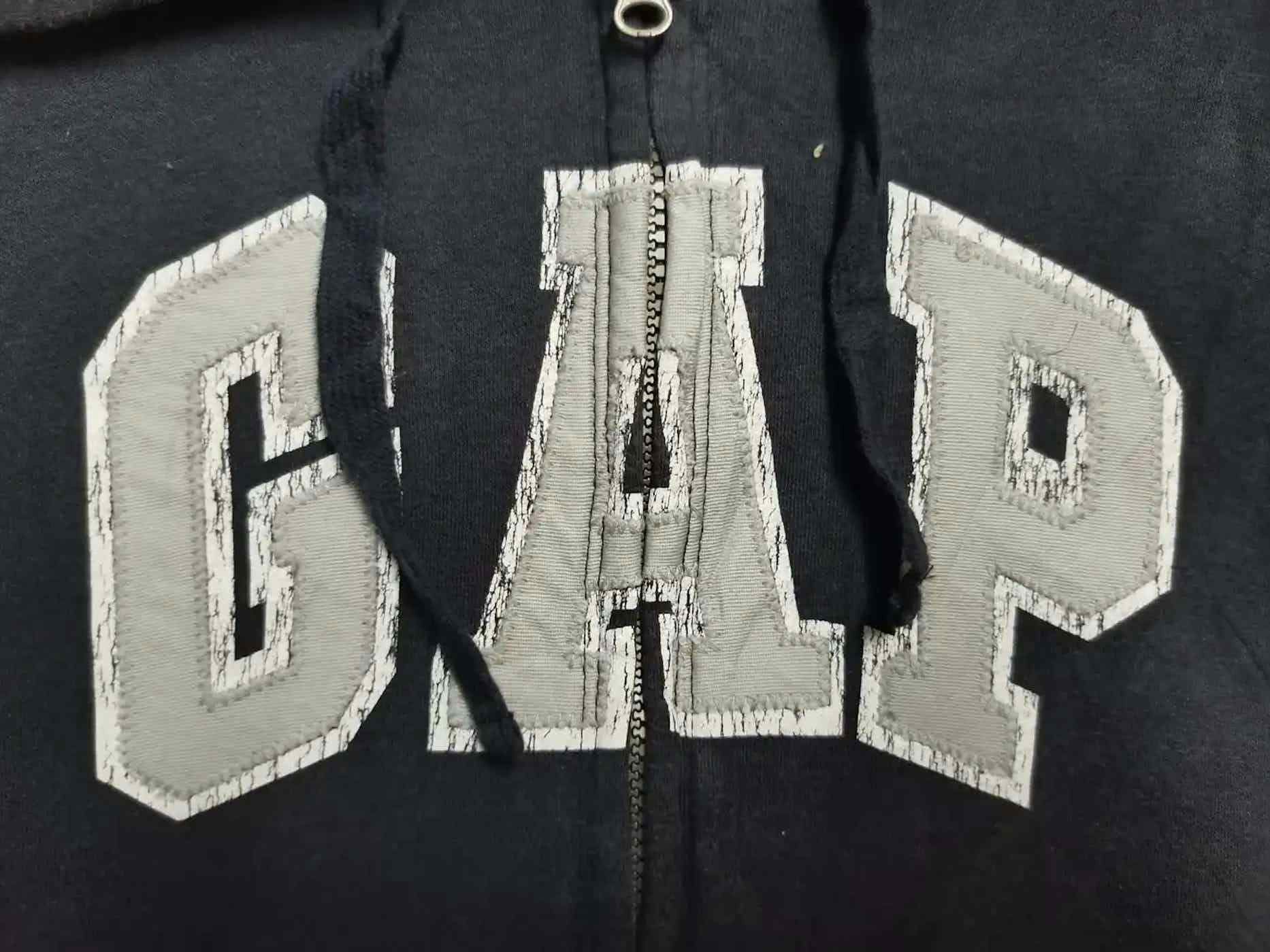 Gap Vintage GAP Big Logo Zipper Hoodie Size US M / EU 48-50 / 2 - 6 Thumbnail