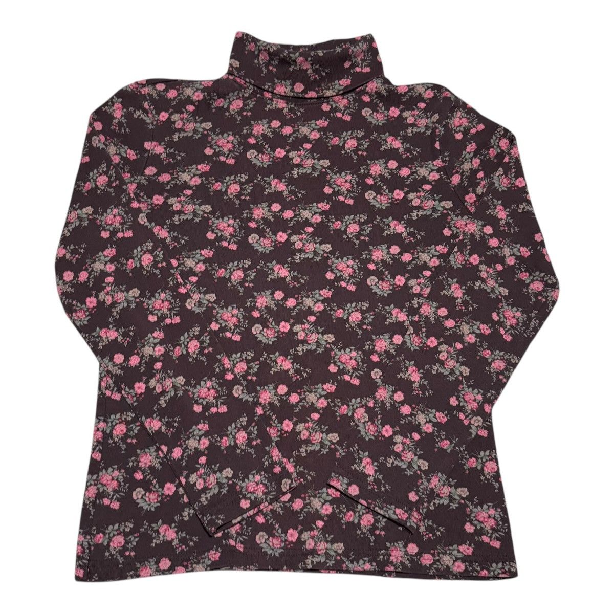 L.L. Bean × Vintage Vintage L.L. Bean Cotton Floral AOP Mock Neck Shirt Womens M Size M / US 6-8 / IT 42-44 - 1 Thumbnail