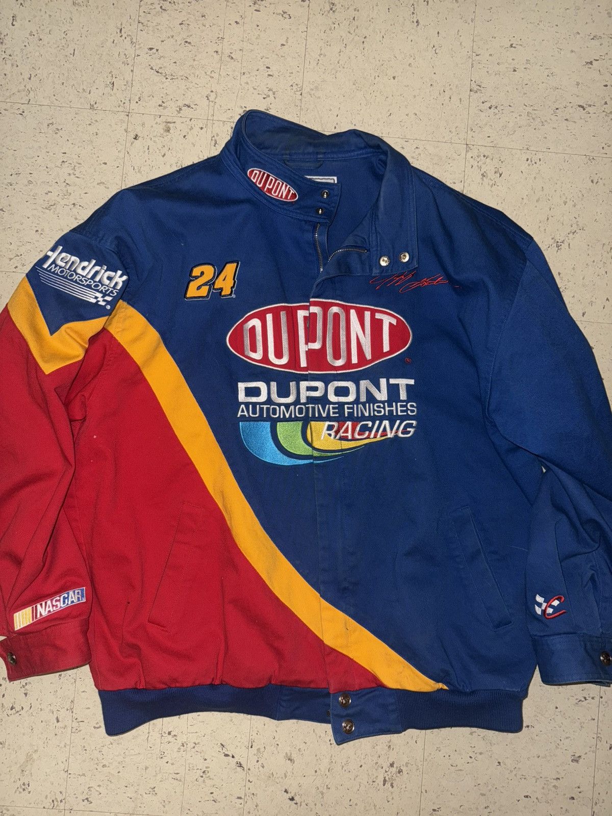 NASCAR Vintage Dupont Nascar Racing Jacket Size US XL / EU 56 / 4 - 1 Thumbnail