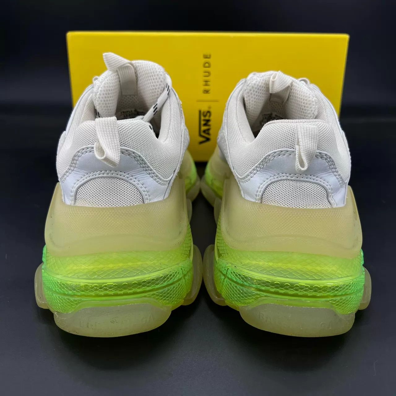 Balenciaga Balenciaga Triples White Green 38 Worn 2x With Box Size US 7.5 / IT 37.5 - 4 Thumbnail