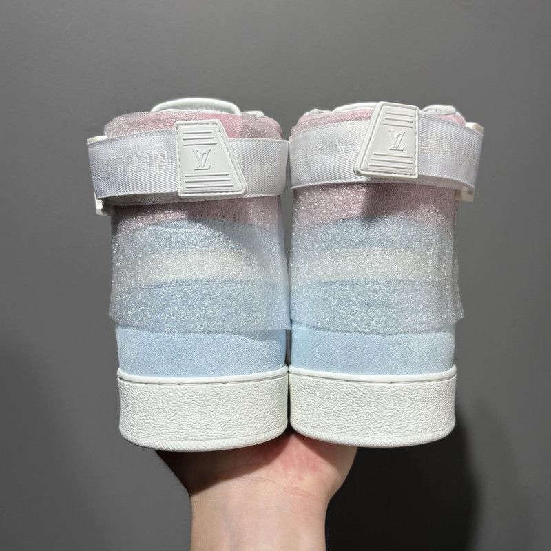 Louis Vuitton Louis Vuitton Rivoli High-Top Fashion Sneakers -2508 Size US 8 / EU 41 - 3 Thumbnail