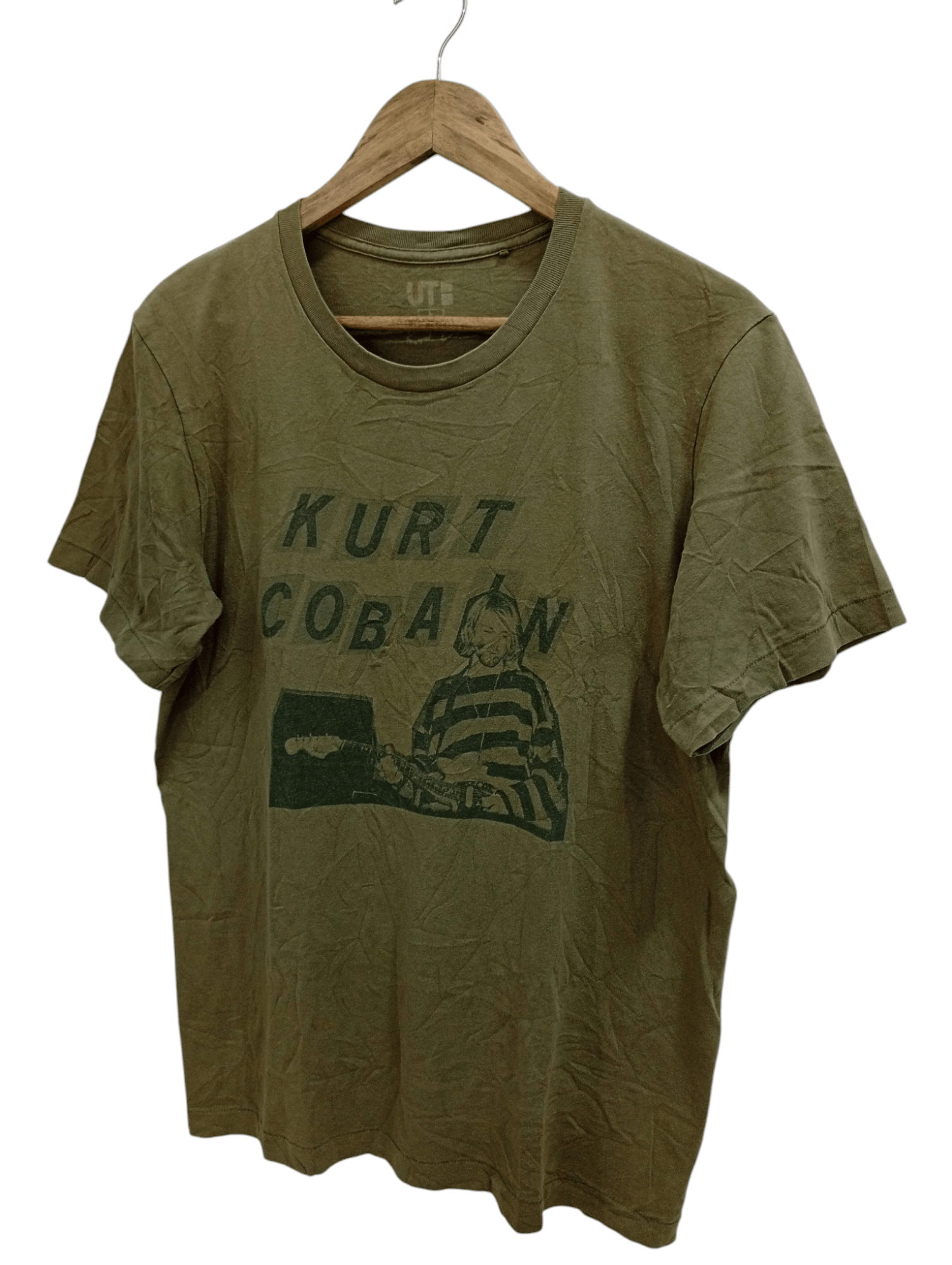 Band Tees × Japanese Brand 🔥🔥Uniqlo x Kurt Cobain T-shirt Size US L / EU 52-54 / 3 - 3 Thumbnail
