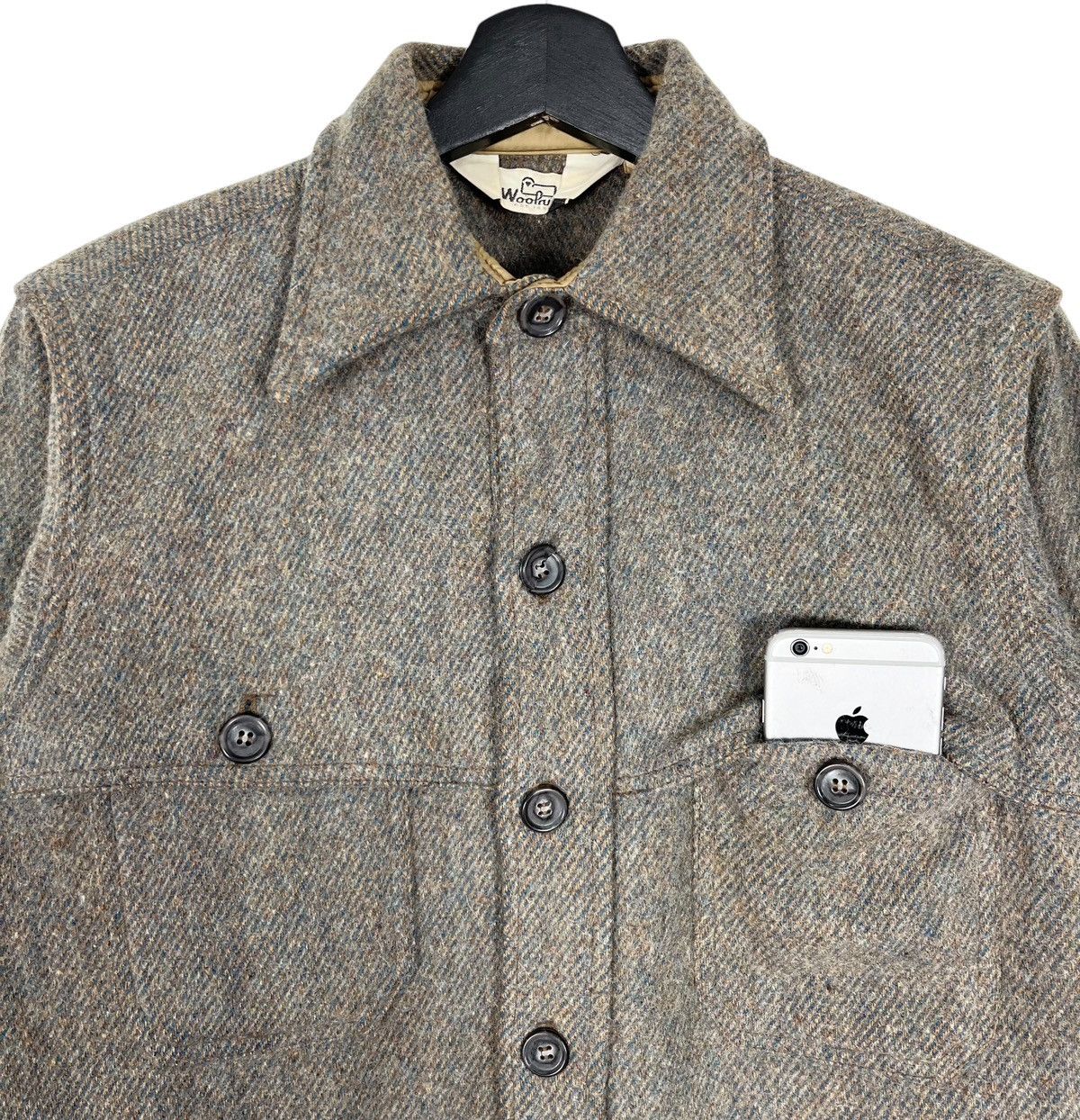 Vintage × Woolrich Woolen Mills Vintage 70’s Woolrich Wool Button Down Light Jacket Size US S / EU 44-46 / 1 - 3 Thumbnail